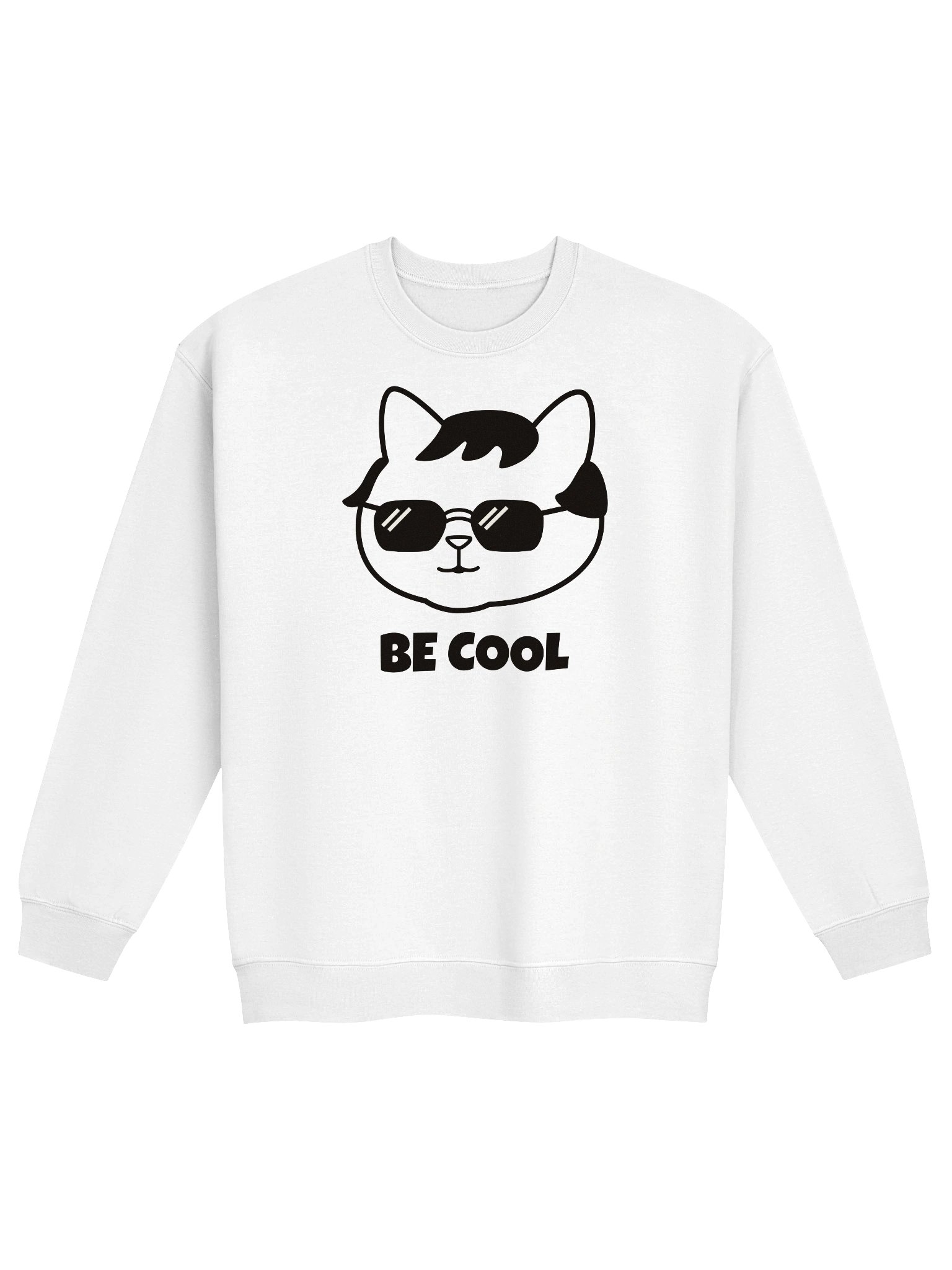 Goromi the Cat in Wig (BE COOL) - Unisex Adult Sweatshirt product image (29)