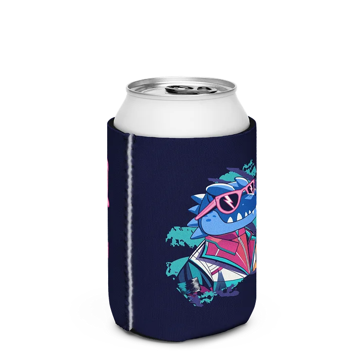 Retro Dino Vibe Drink Coozie product image (3)