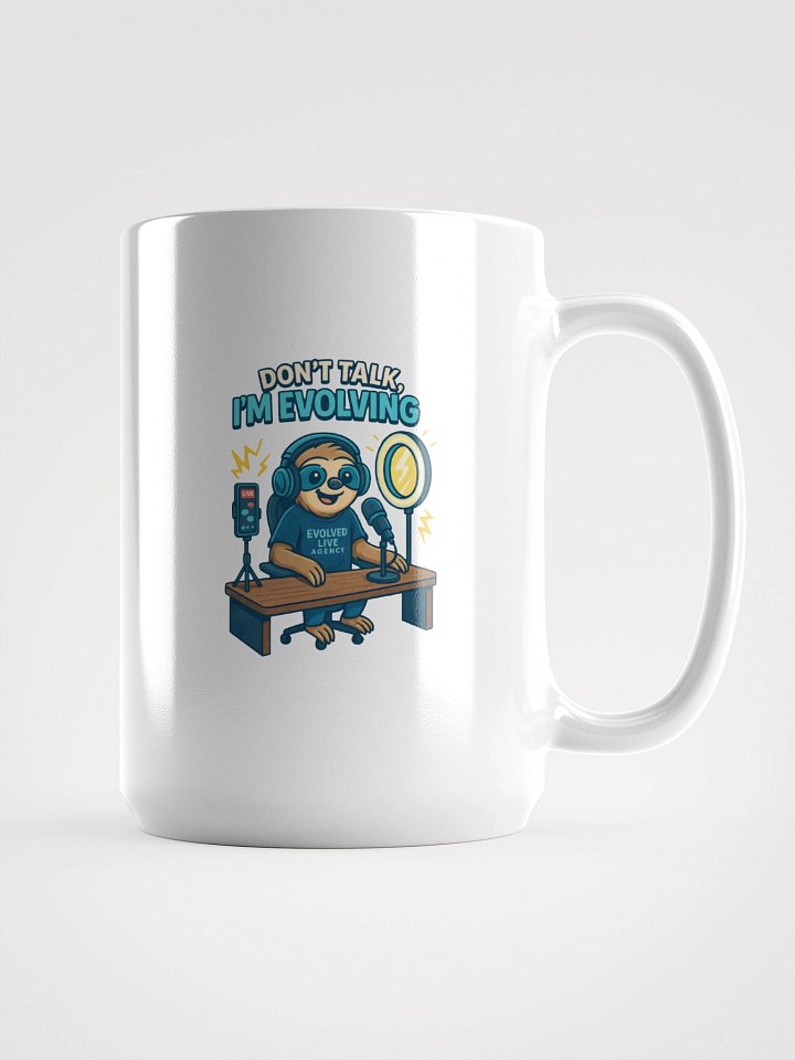 Evolving Sloth White Mug product image (1)