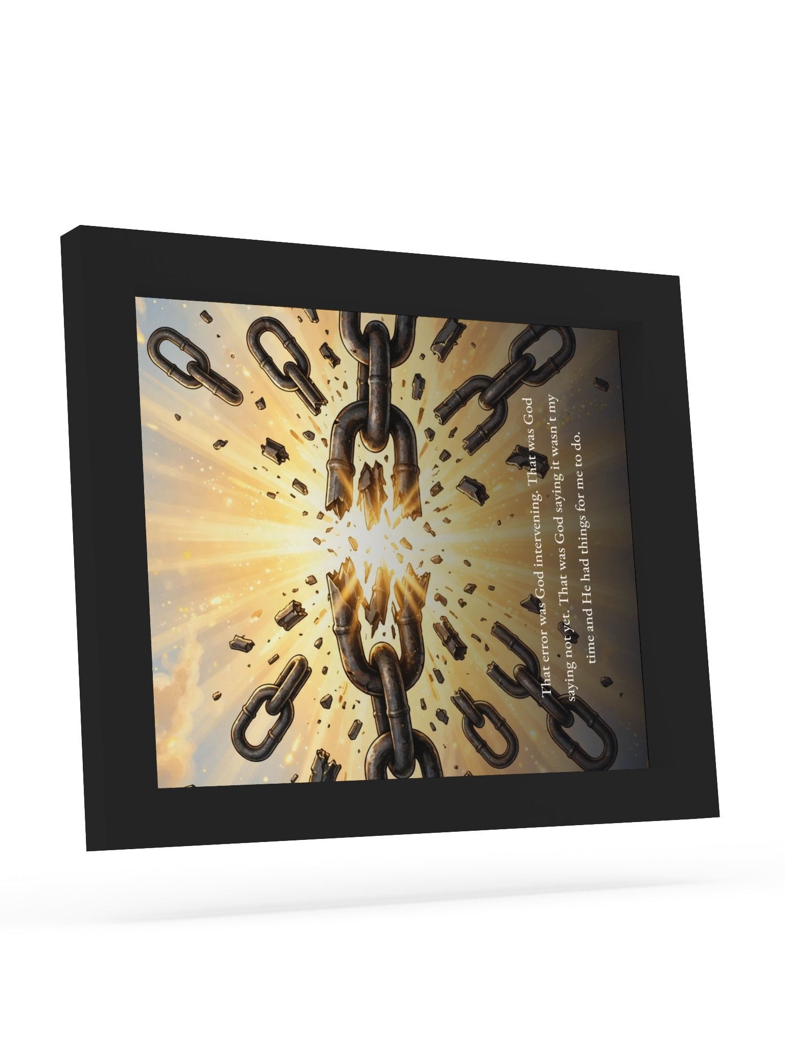 God Intervening Framed Wall Art product image (9)