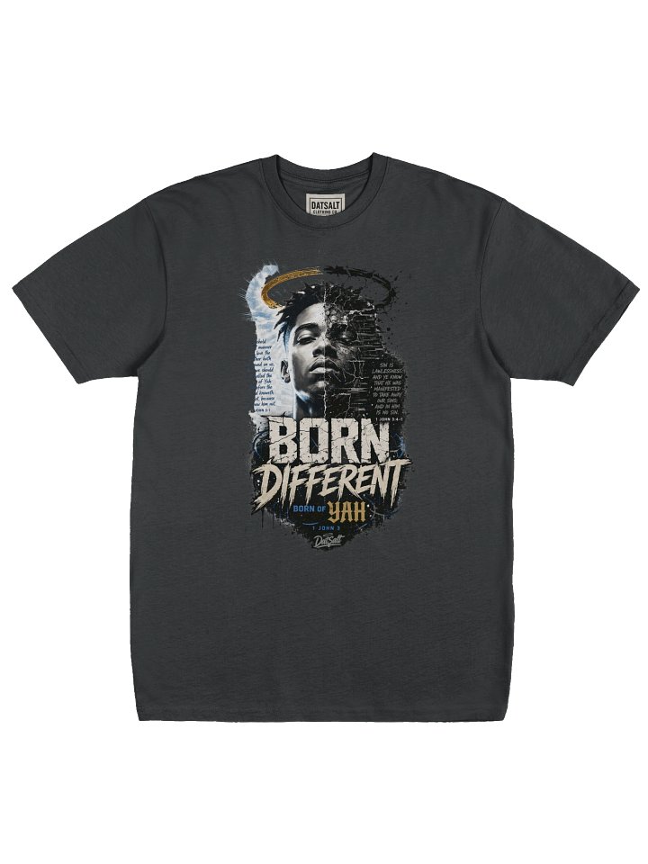 Born Different: Yah Tee (1 John 3) — Identity Check Streetwear Graphic T-Shirt product image (1)