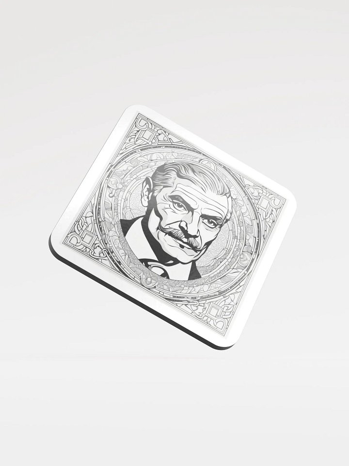 Ornate Gentlemen Cork Coaster Set product image (1)