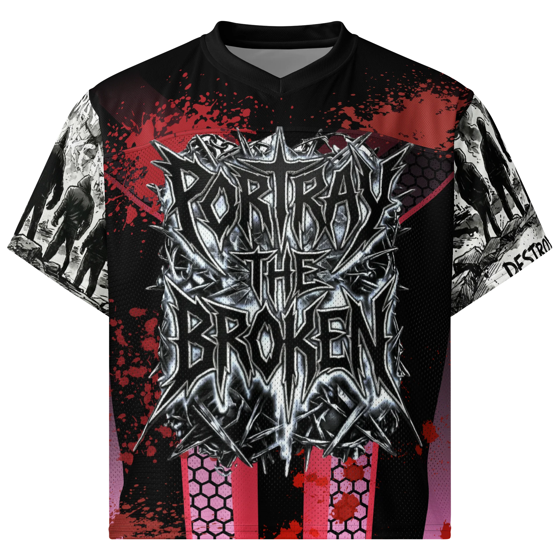 Portray the Broken Football Jersey product image (1)