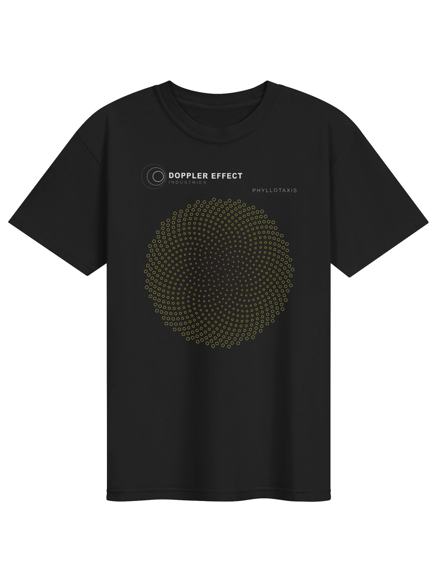 Sunflower Phyllotaxis T-Shirt – Amber, Gold & Yellow product image (1)