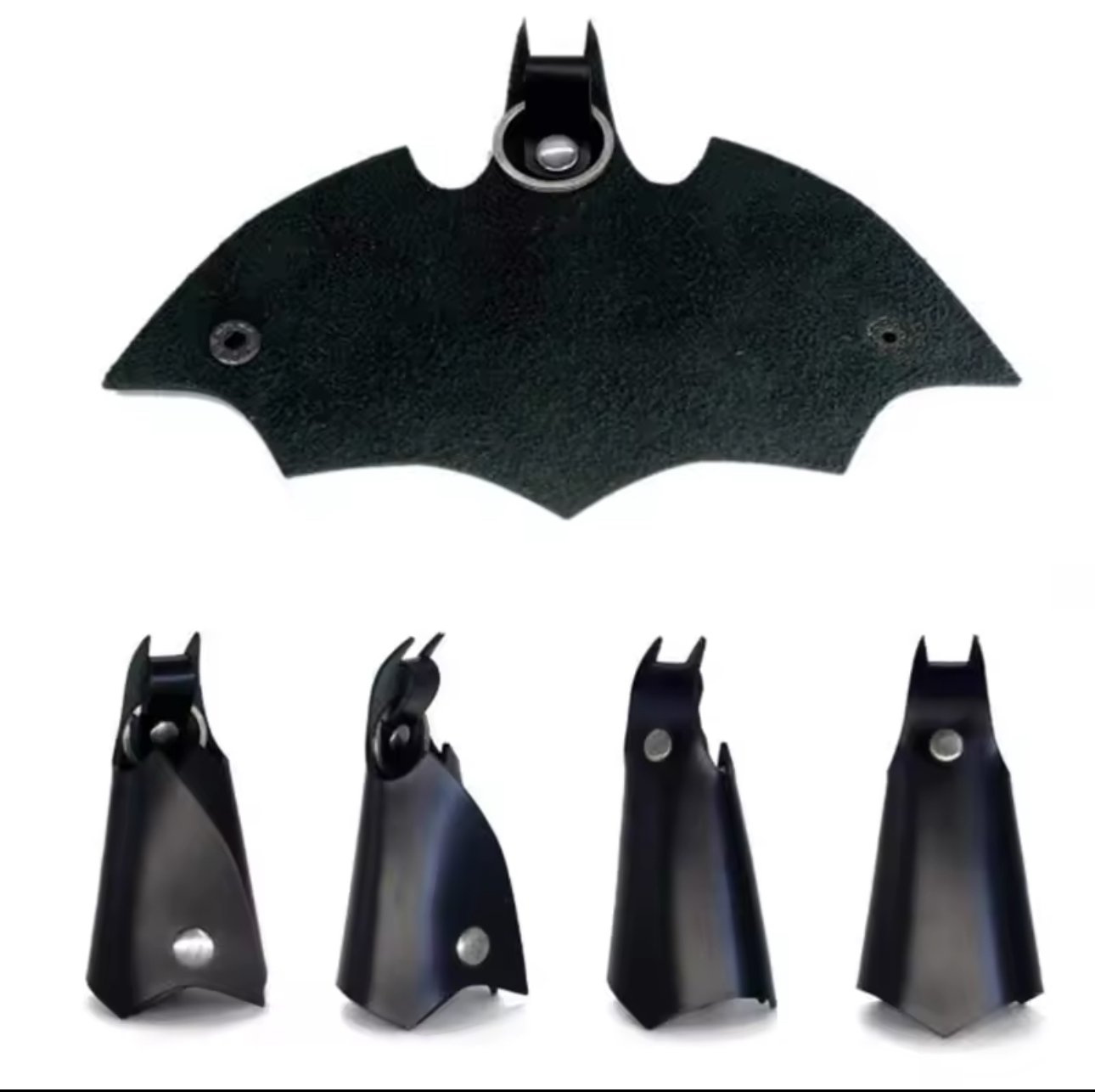 Batman Key cover Leather Keychain Key Holder Waist Bat Car Keys Keyrings Case product image (3)