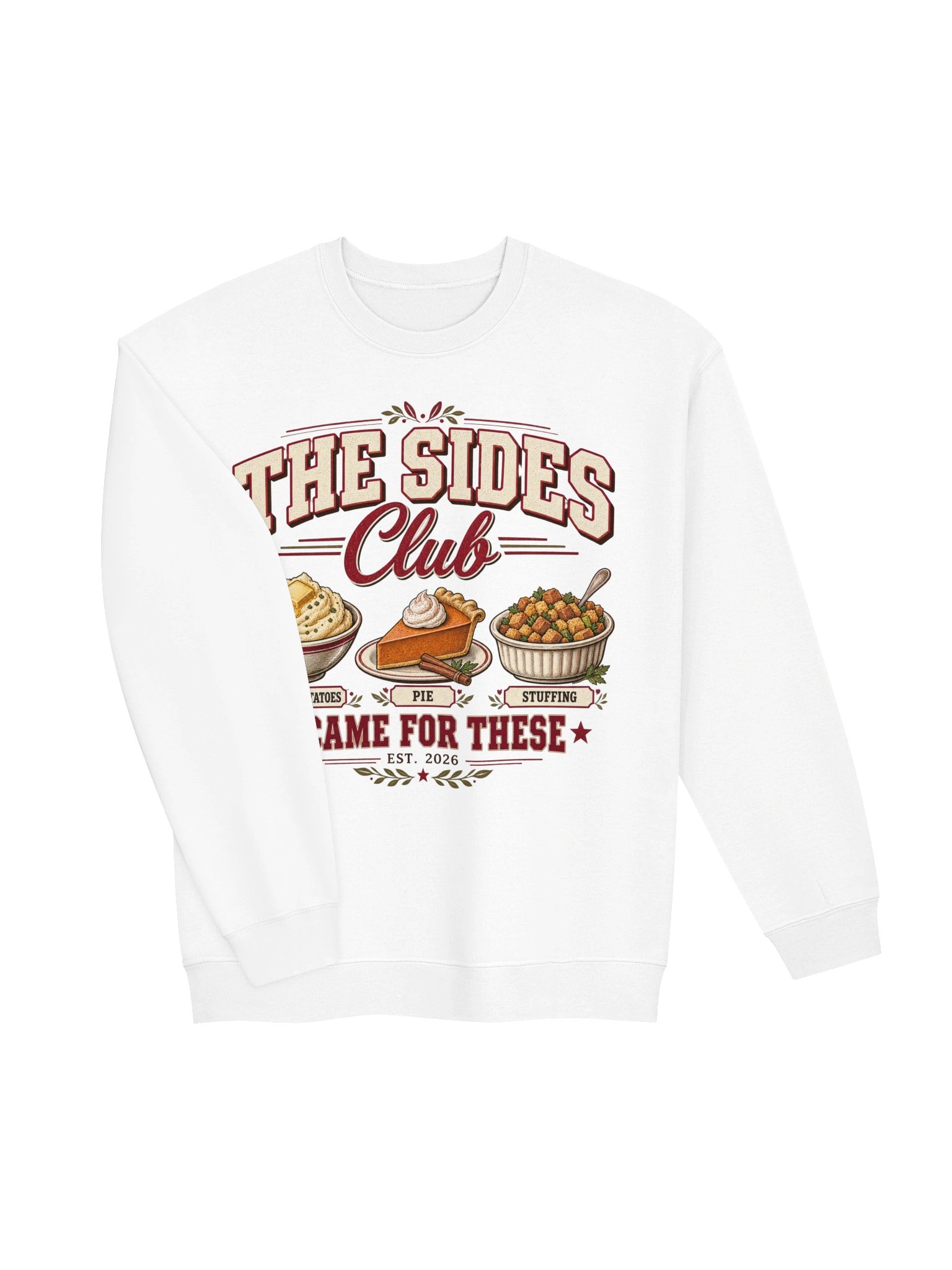 The Sides Club Thanksgiving Sweatshirt – Friendsgiving Side Dish Crewneck product image (11)