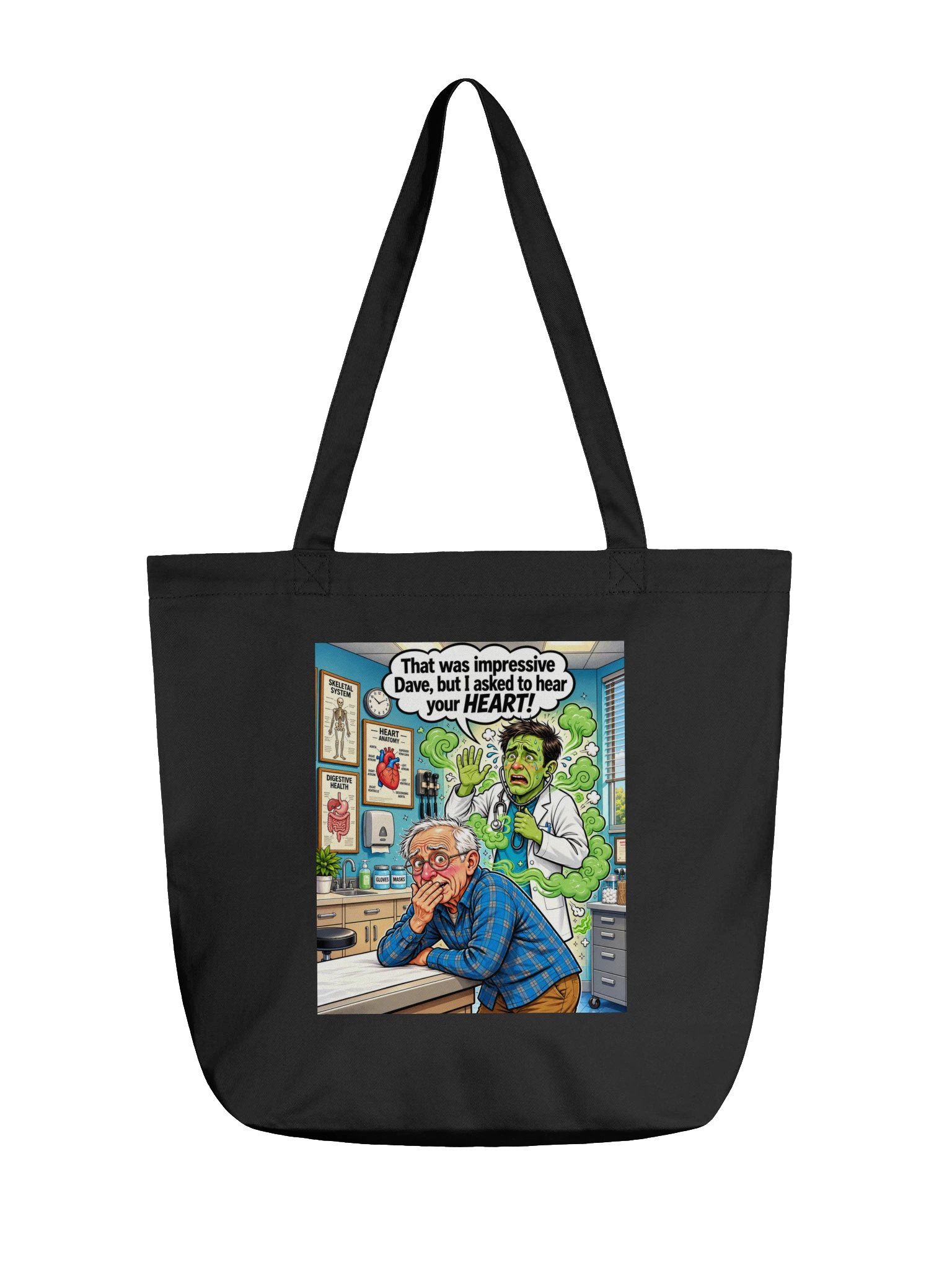1 Earth Prints Hear Your Heart Dave Eco Tote Bag product image (1)