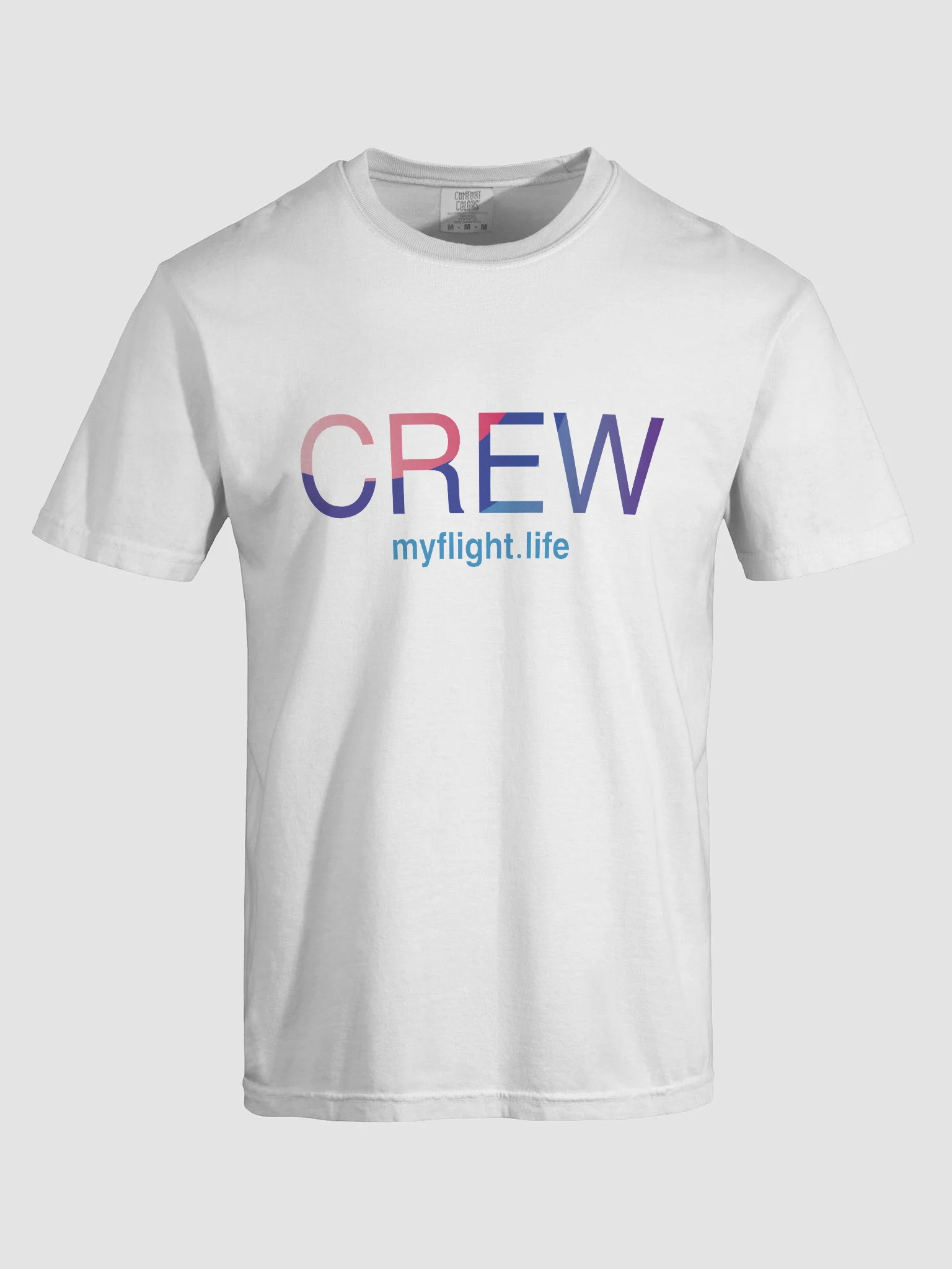 MYFLIGHT.LIFE CREW LIGHT | T-Shirt For Cabin Crew Dreamers product image (1)
