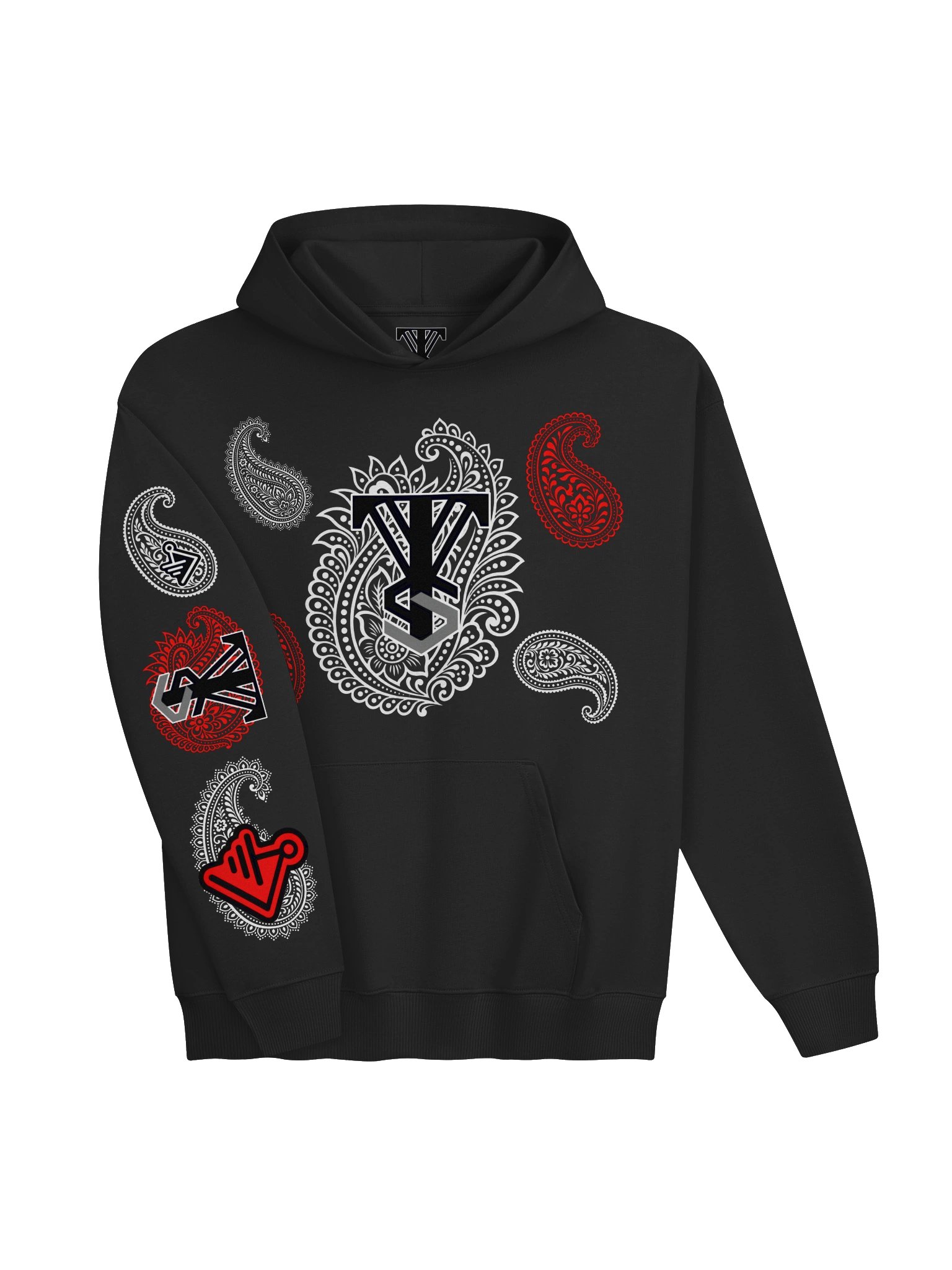 Kal's Paisley Winter Hoodie product image (3)