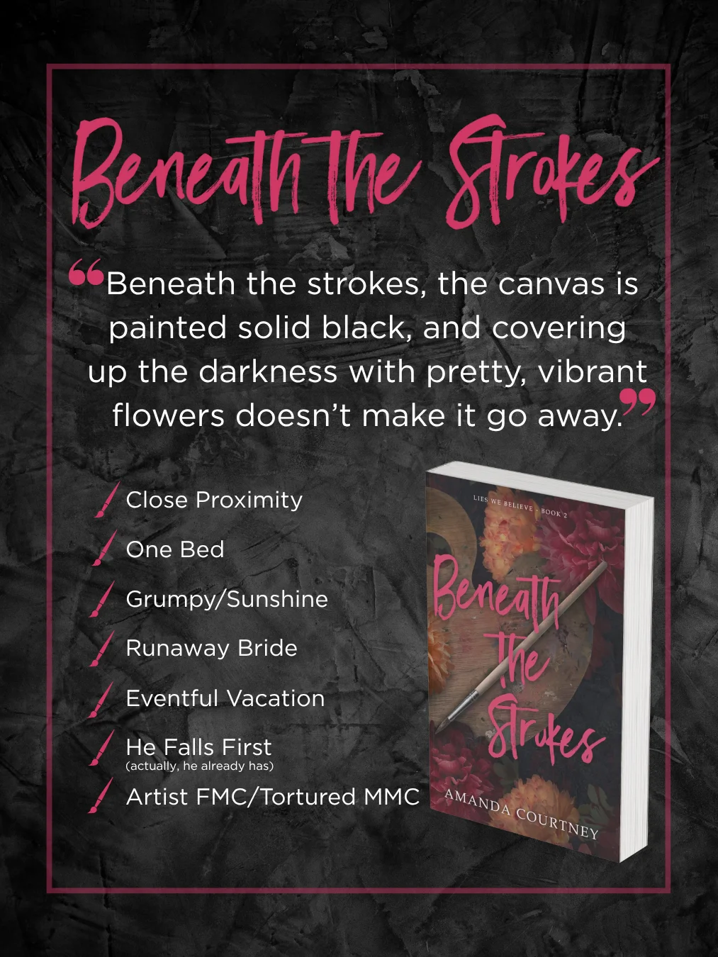 BENEATH THE STROKES - a contemporary romance product image (1)