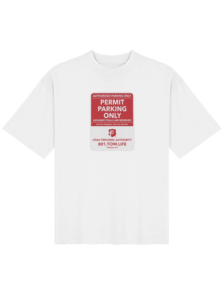 Permit parking only shirt product image (1)