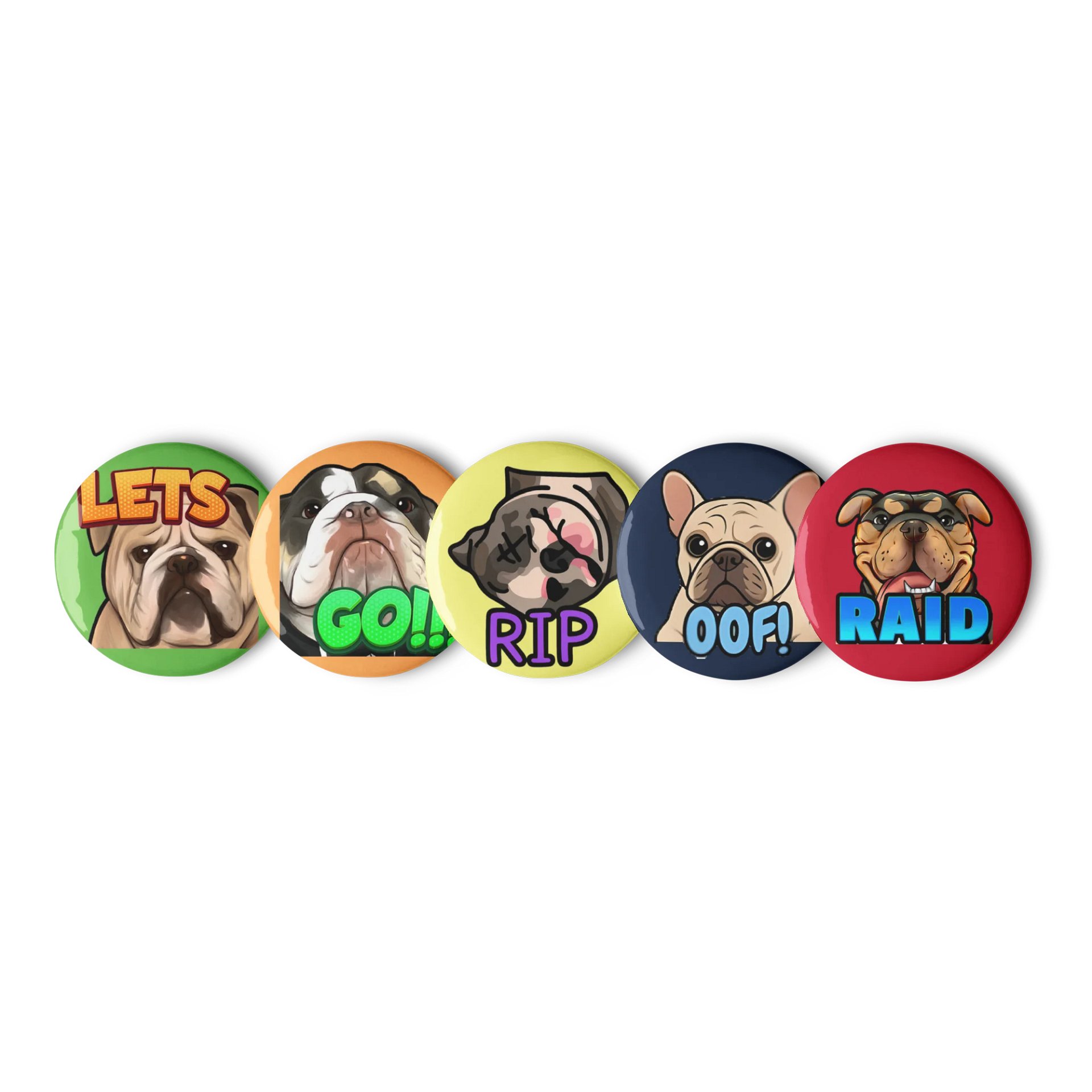 Straightedge Monster Button Pack 2 product image (1)