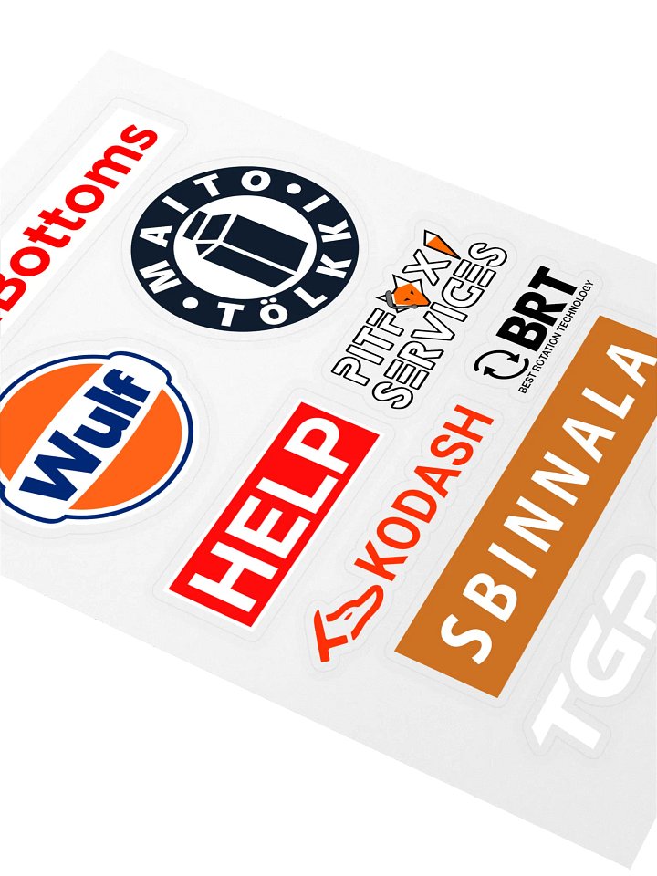 Tig Gang Racing Sticker Sheet product image (2)