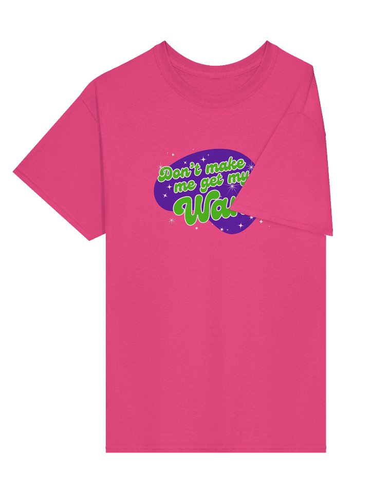 Fair warning tee (green & purple) product image (2)