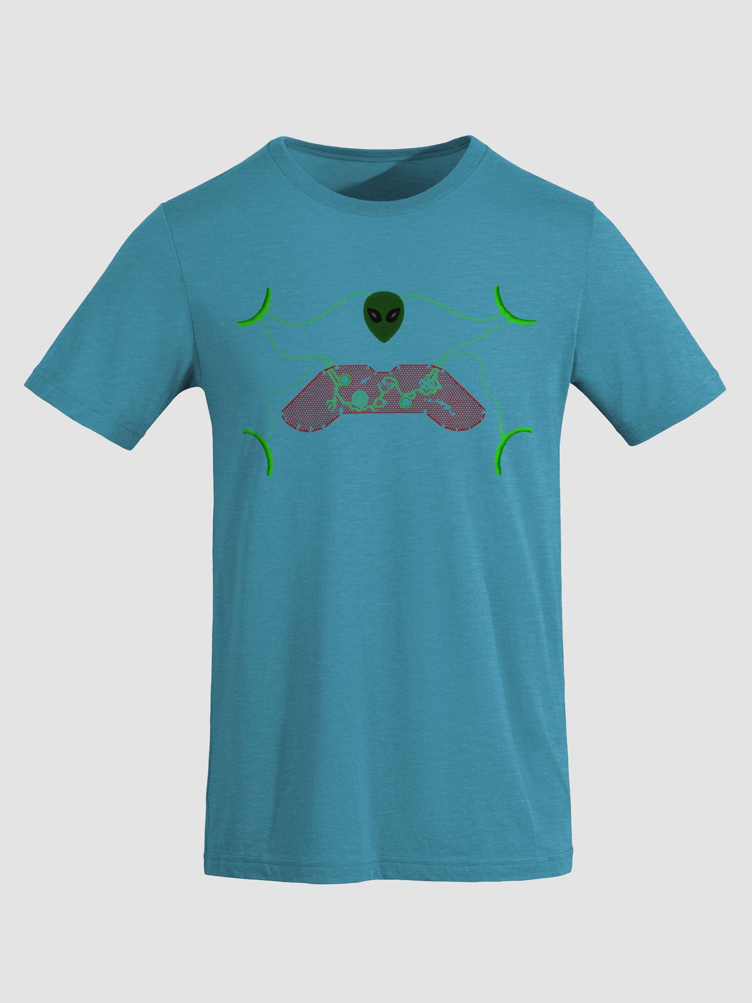 Galactic Gamer: Alien Controller T-Shirt product image (3)
