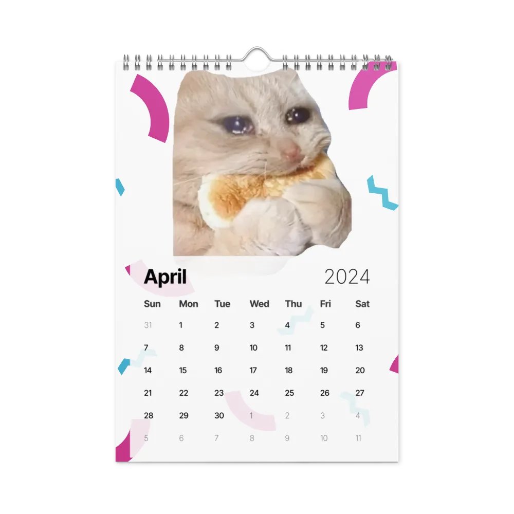 Wall Calendar (2024): Meme Cats product image (2)