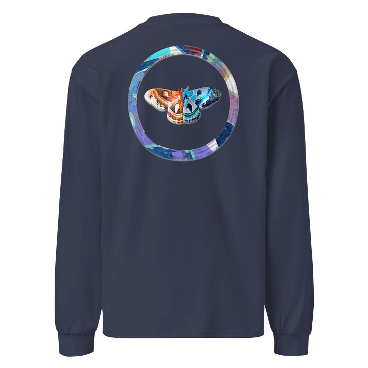 Moth AS Colour Premium Heavyweight Long Sleeve Shirt (Back Patch) product image (2)