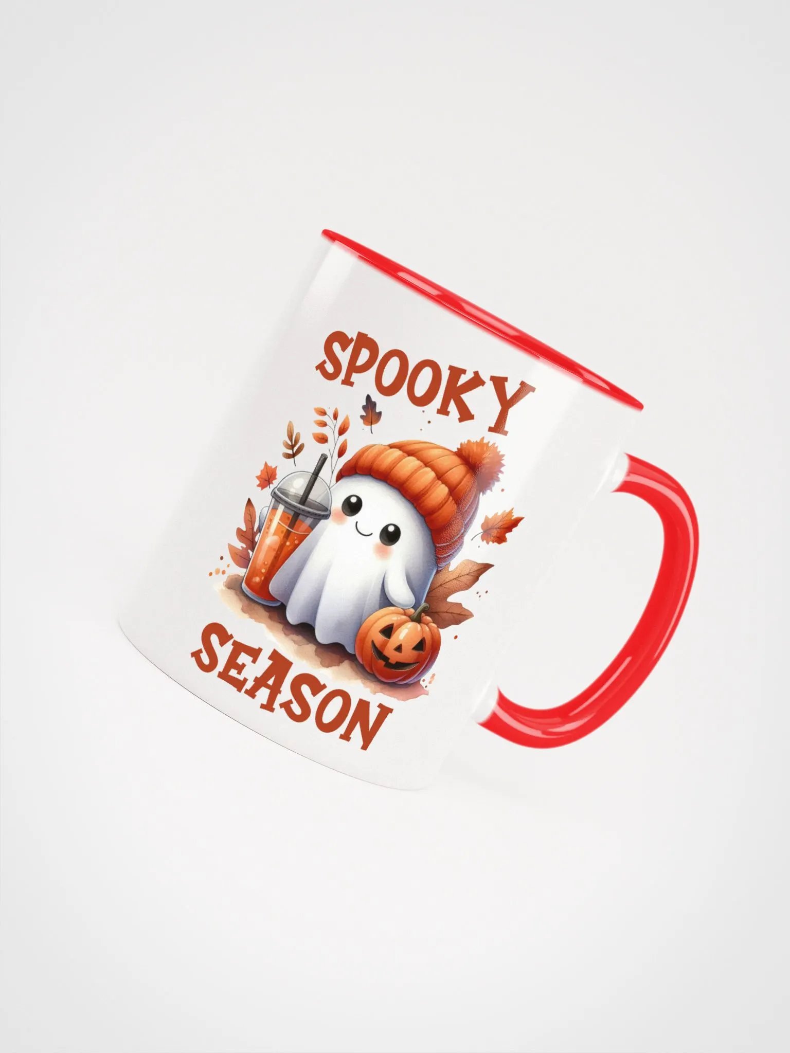 Spooky Season Cute Ghost Ceramic Mug product image (5)