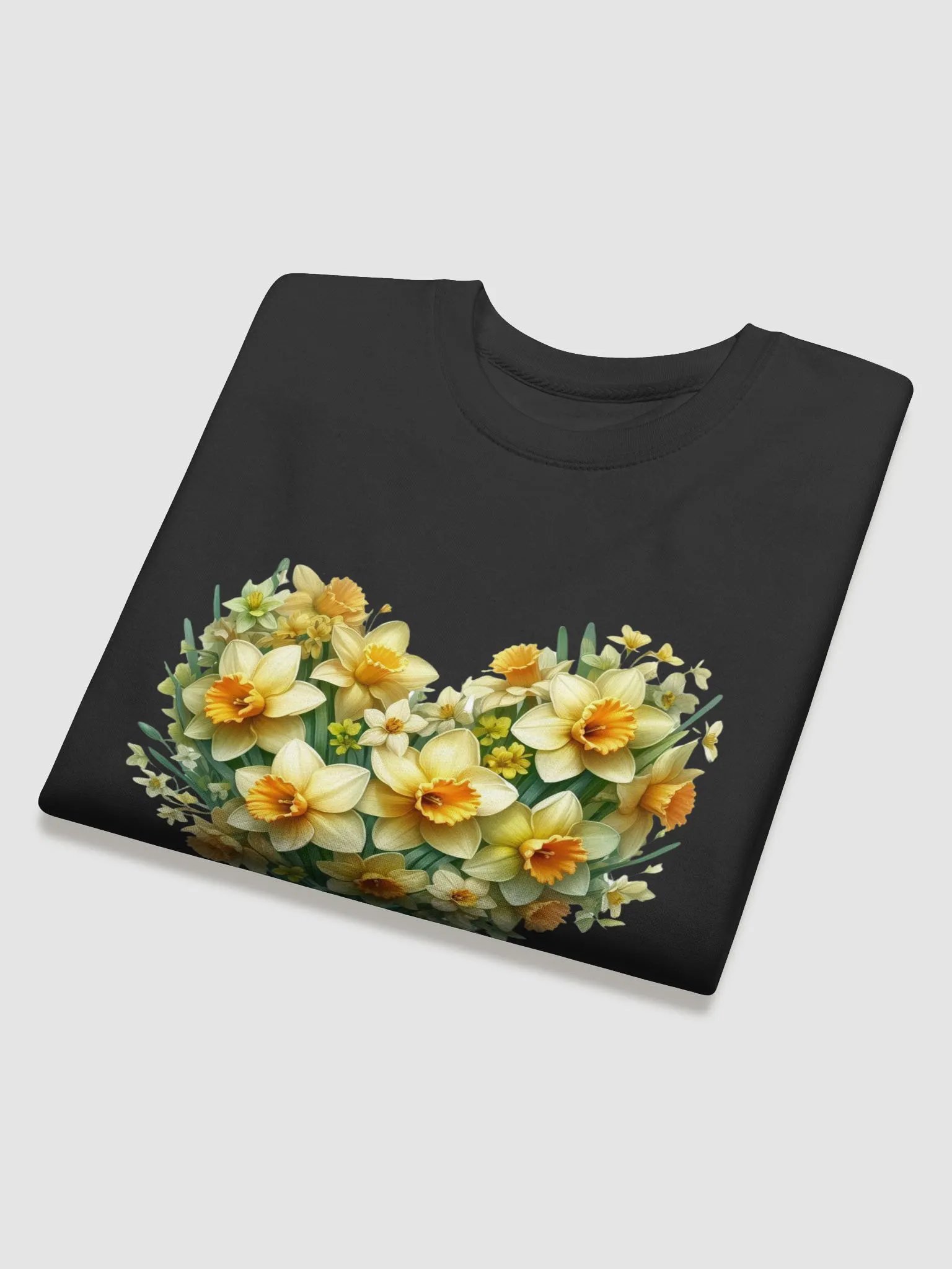 Daffodil Heart Bloom Sweatshirt product image (7)