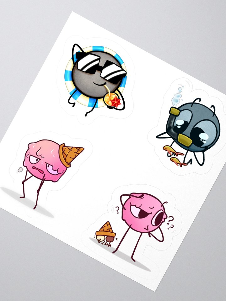 Sun, Sea & Sand Stickers Selection! 🏝️ product image (2)