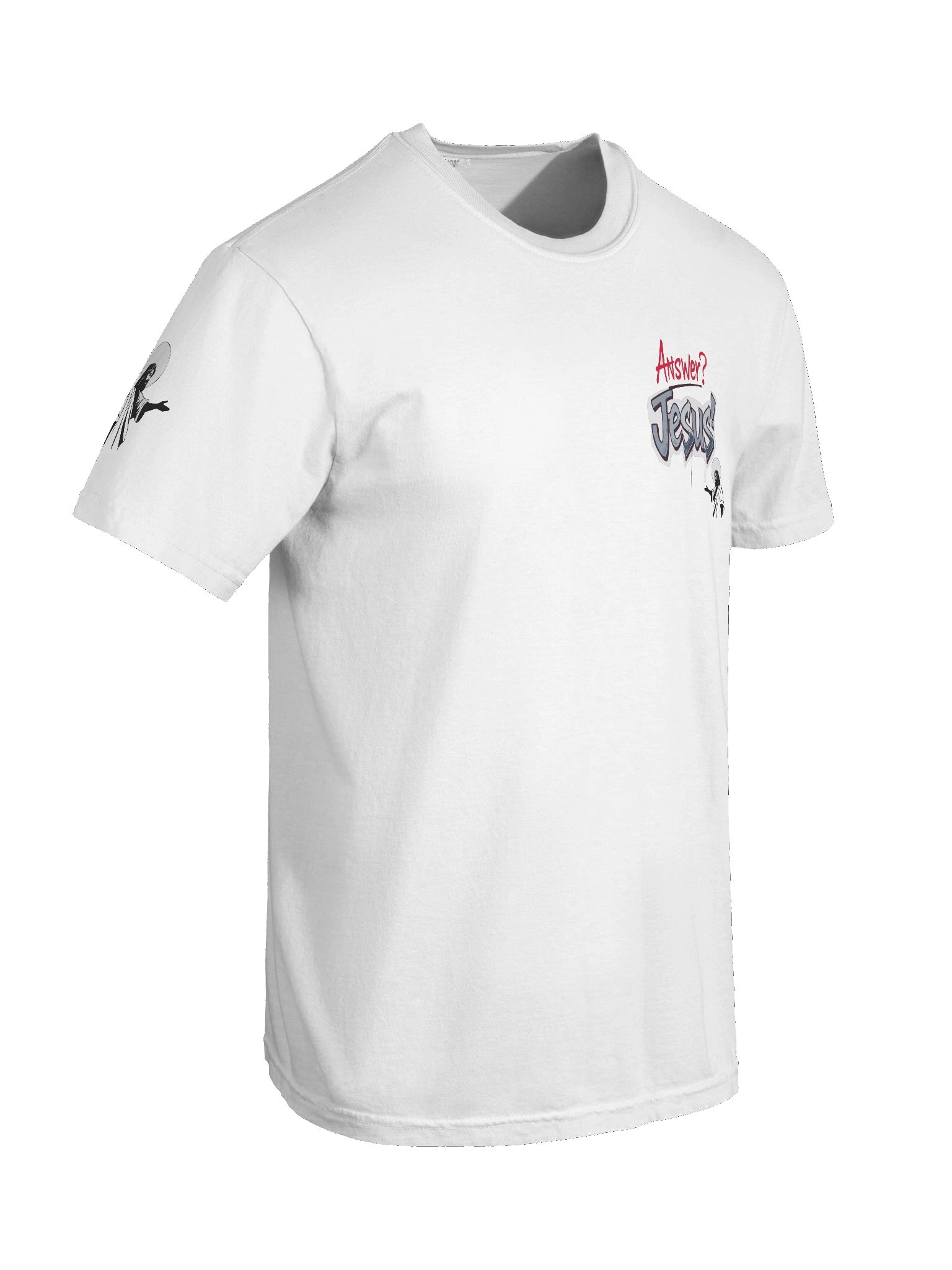 Jesus is the Answer Faith Statement T-shirt product image (7)