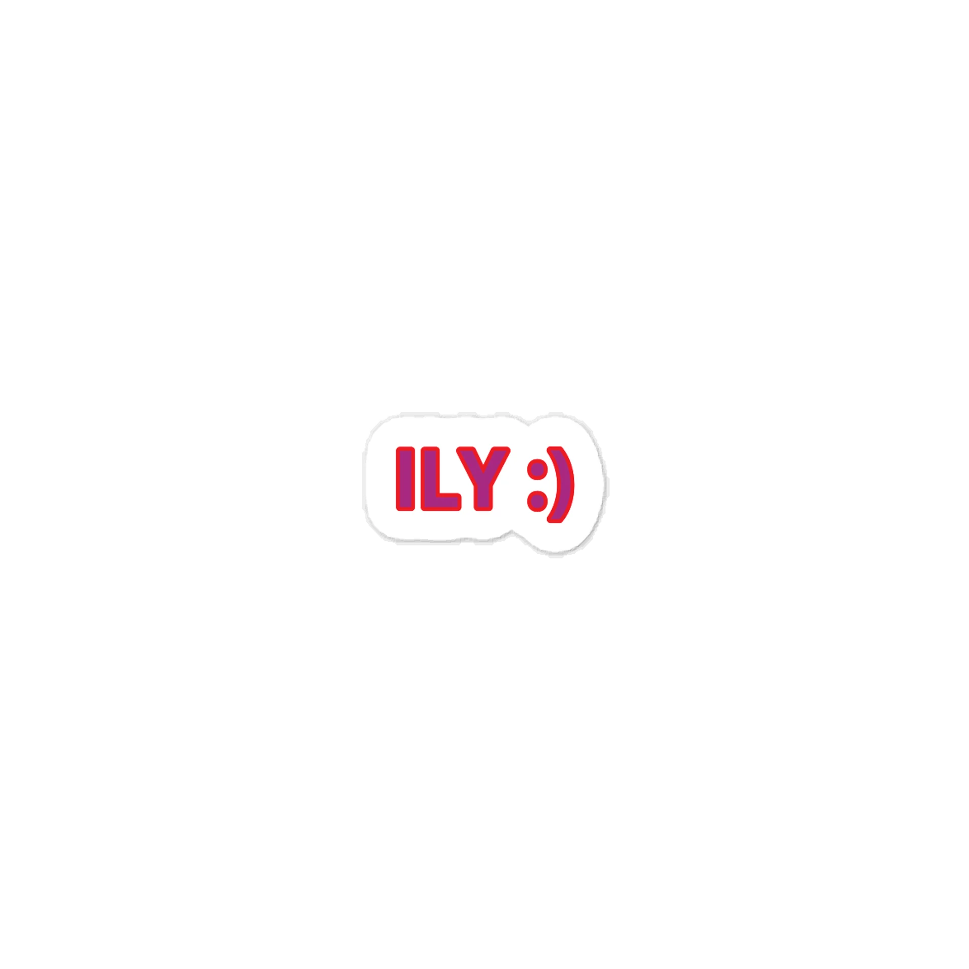 ILY Valentine’s Day Sticker product image (1)