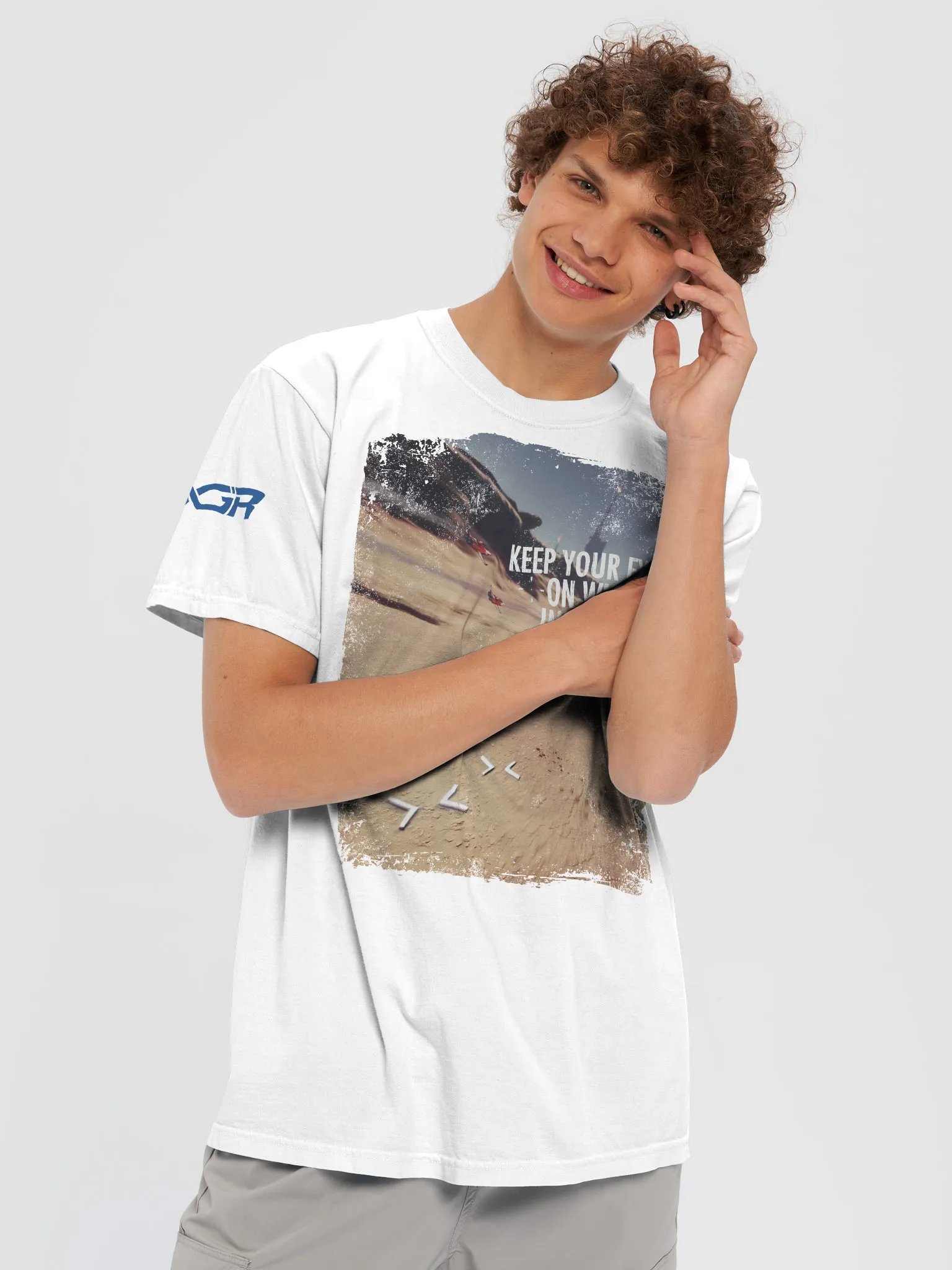 Divisions "ON TVI" T-Shirt (White) ▀Limited Edition product image (5)