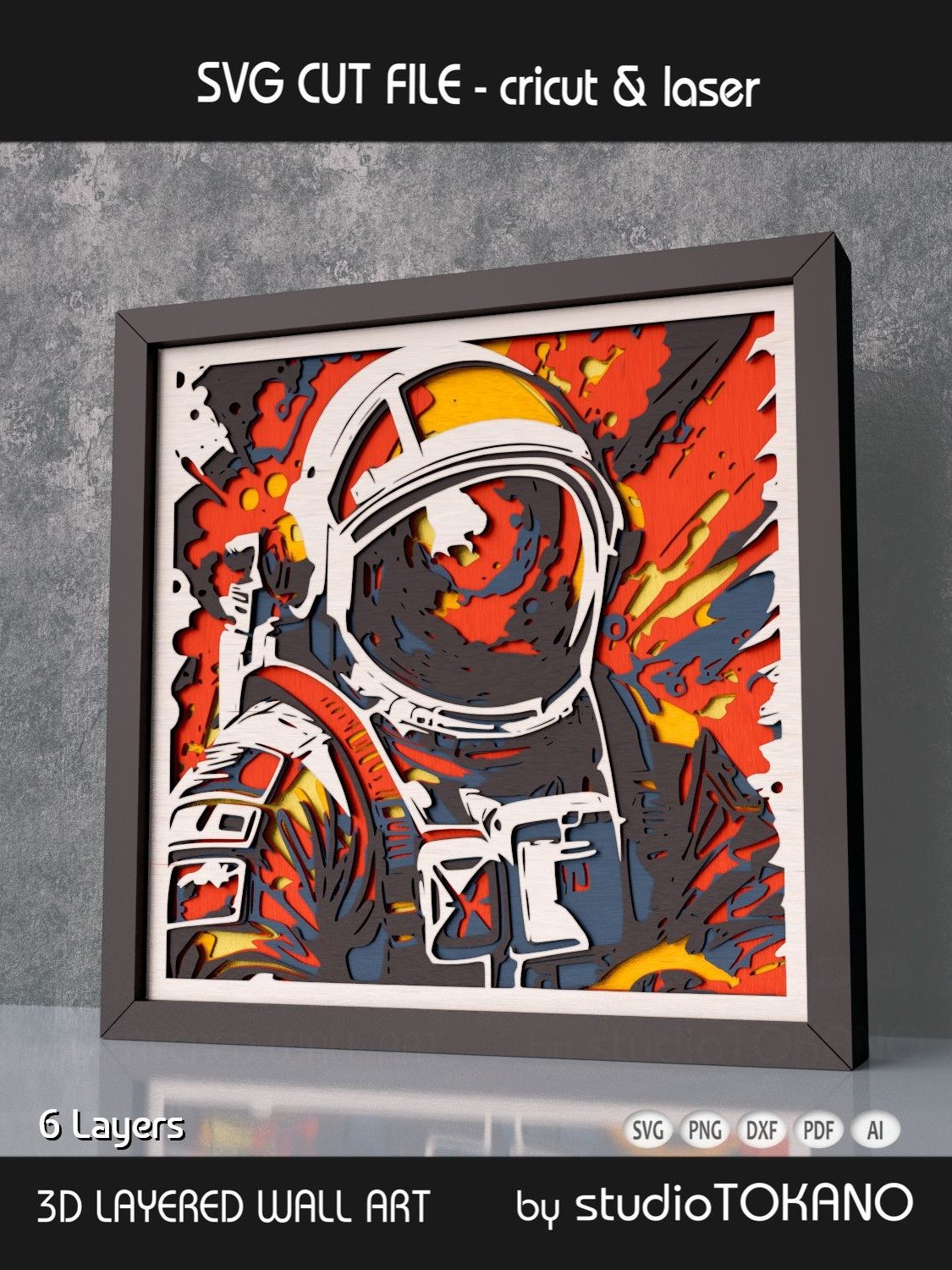 Astronaut Shadow Box product image (2)