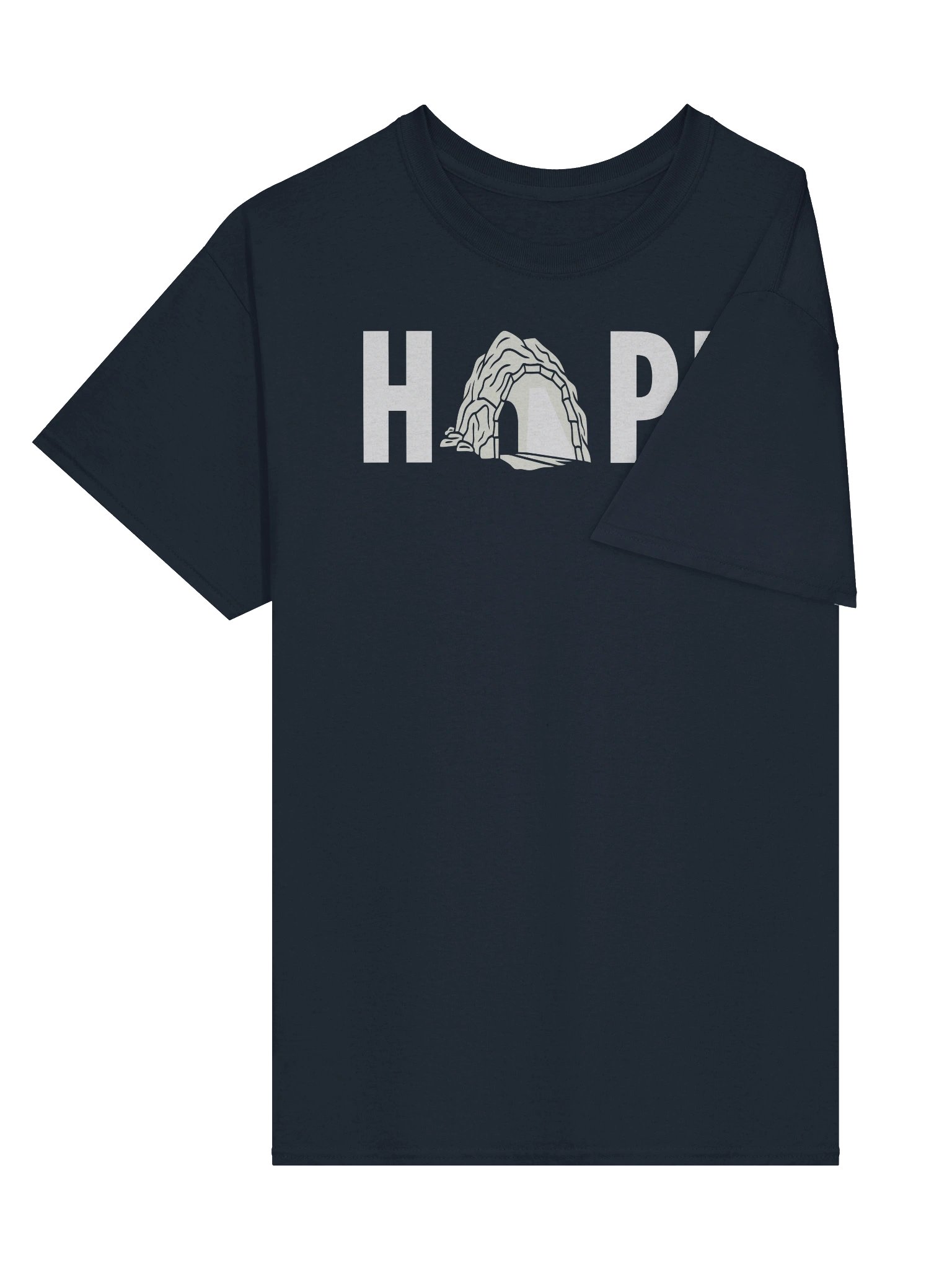 “Hope Through the Cave” Minimalist Inspirational Tee product image (3)