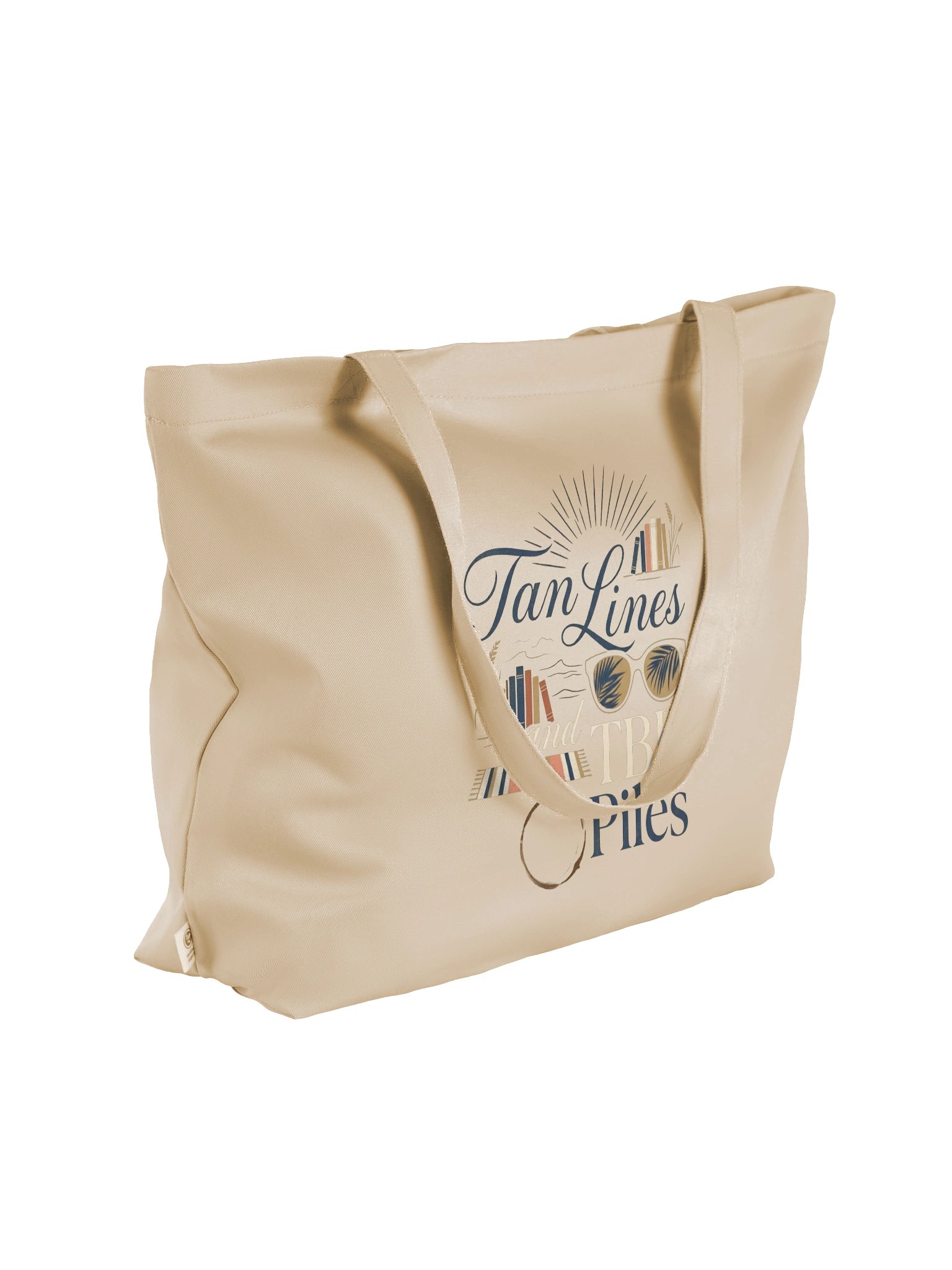 Tan Lines and TBR Piles Summer Beach Reader tote bag for Book Lovers product image (4)