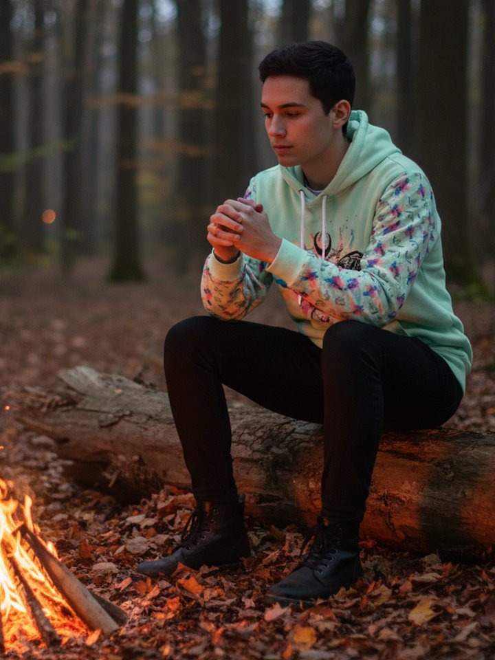 Mystical Skull Moth Hoodie product image (1)