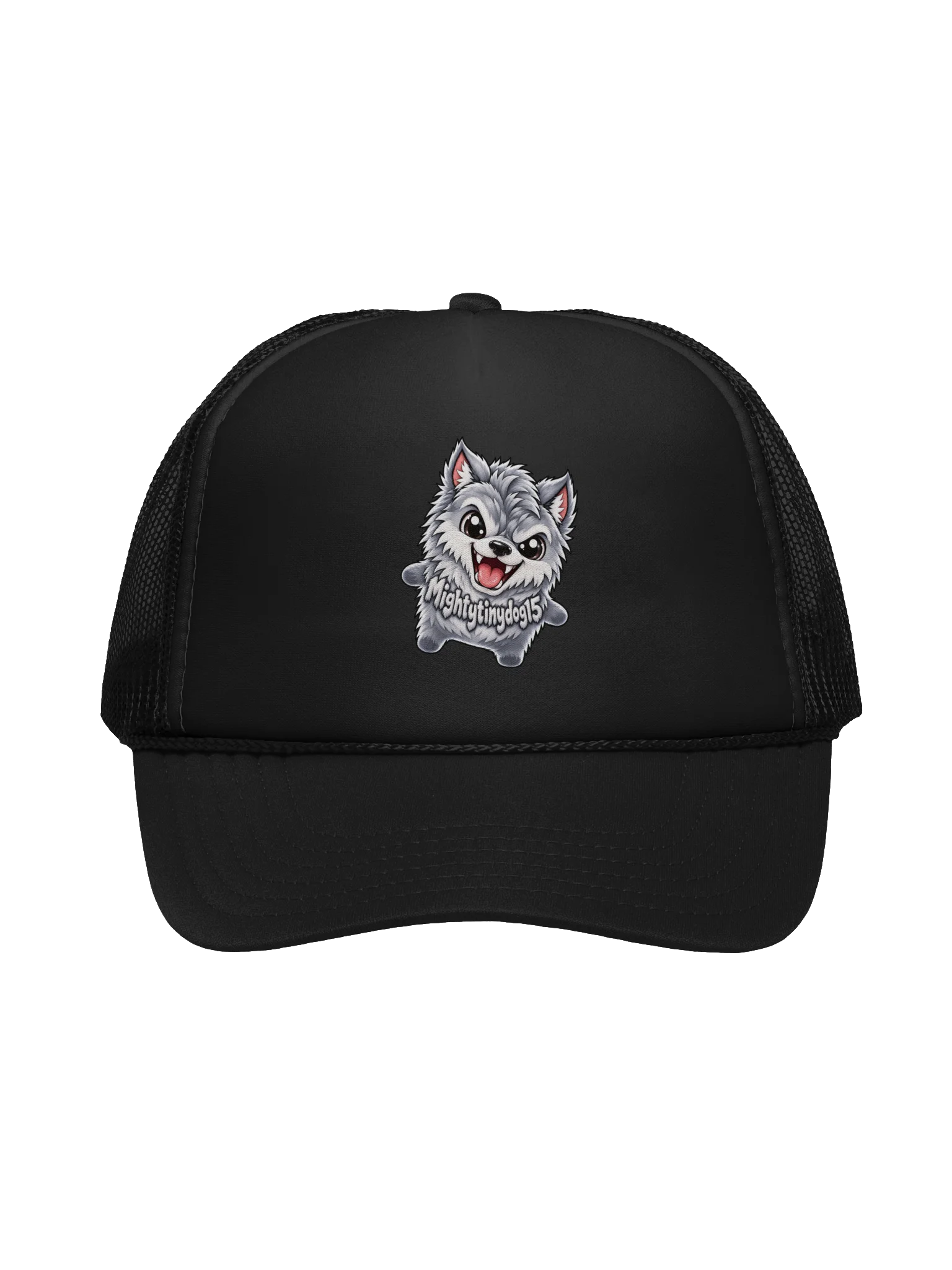 SPRITEFEST "Friendly Wolf" Black FOAM Trucker Snapback Hat product image (1)