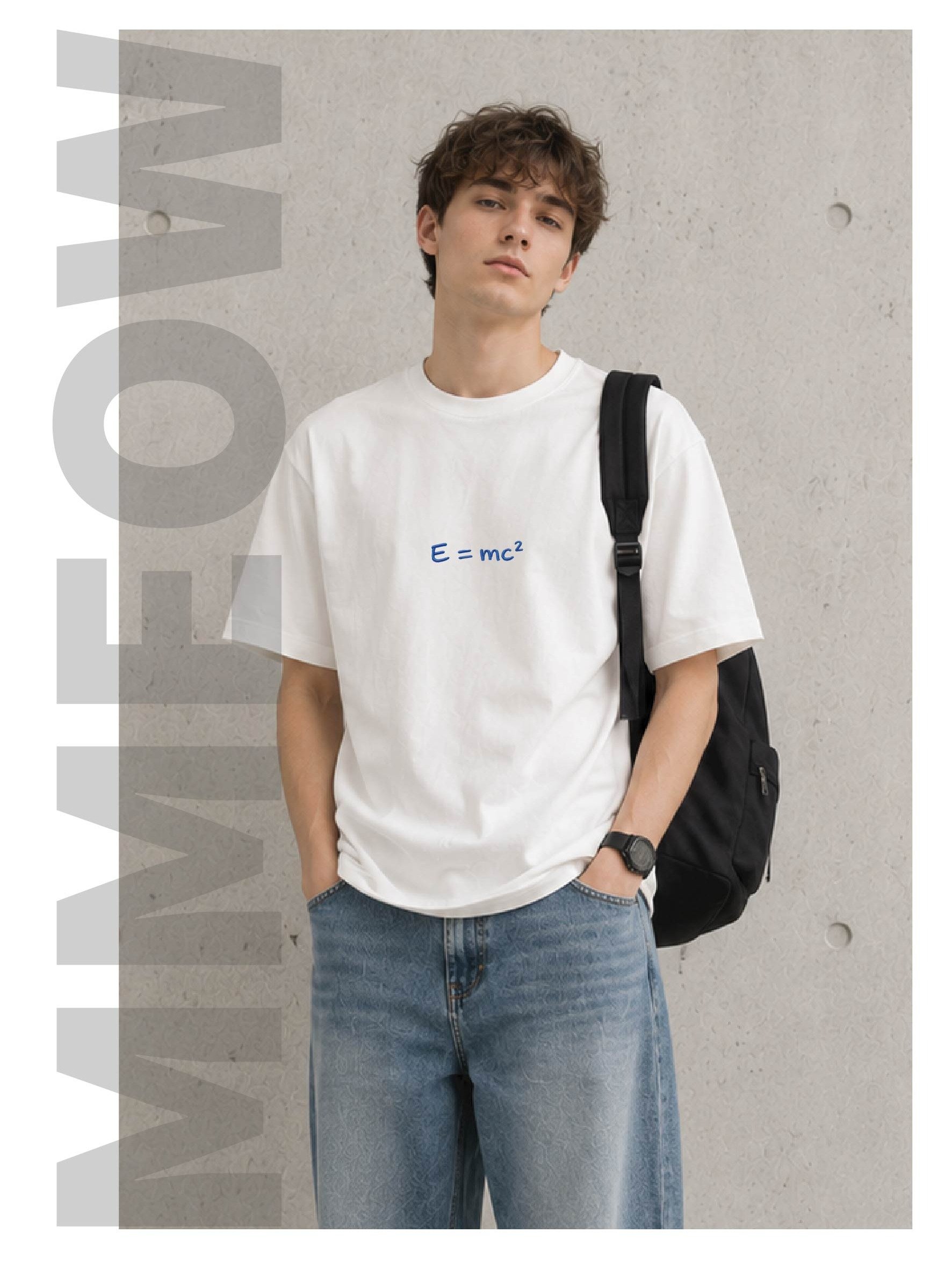E = MC2 T- shirt product image (29)