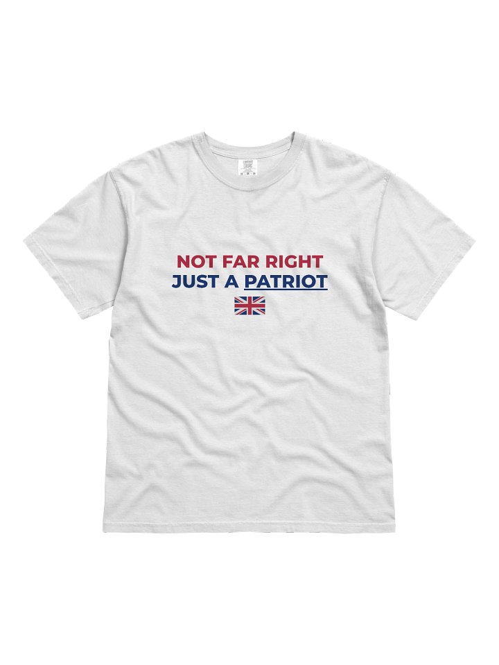 “Not Far Right, Just a Patriot” Black Tee product image (11)