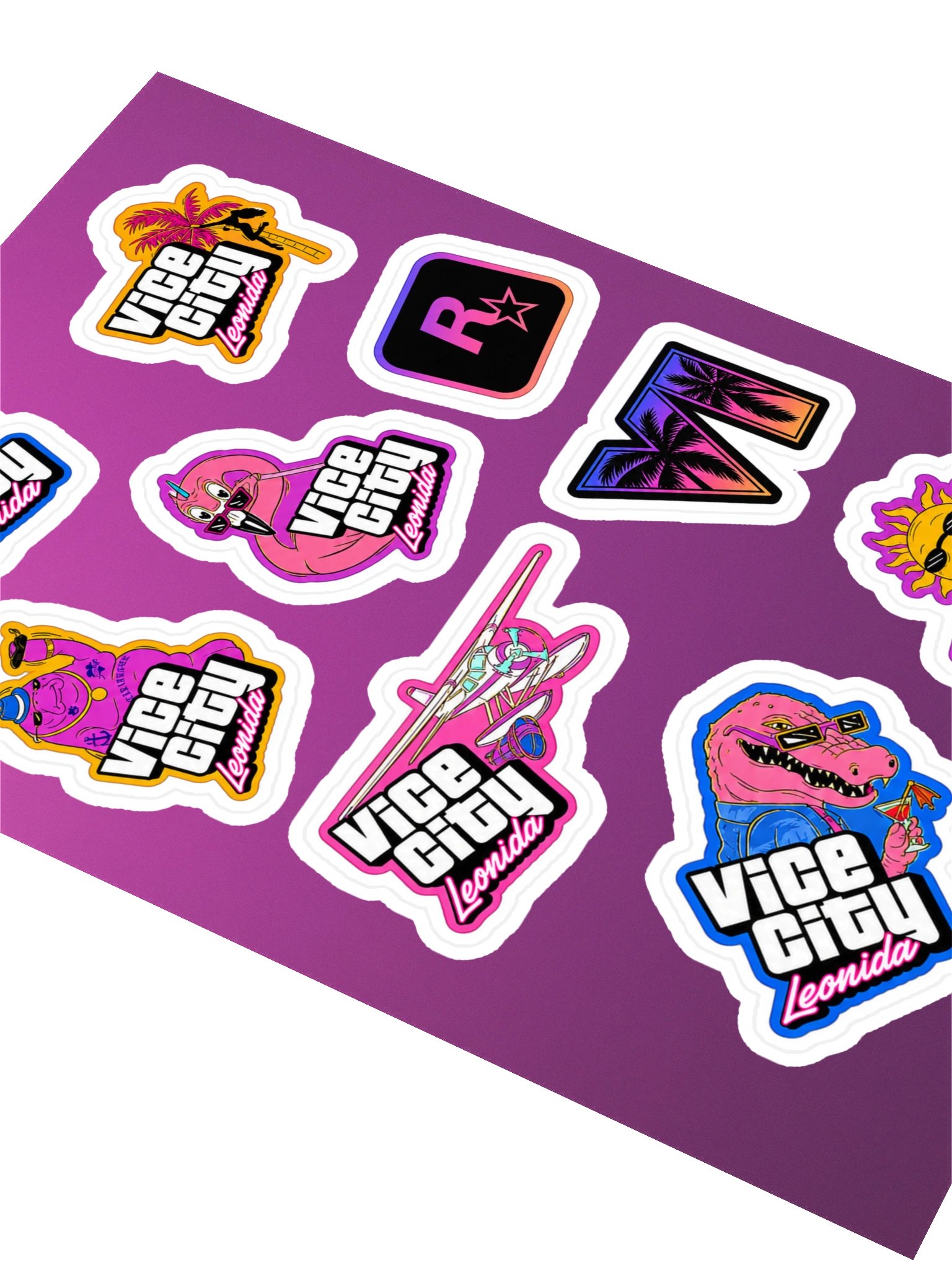 GTA VI Leonida Keys Sticker Pack | Good Time State Leonida Vice City Sticker Collection product image (2)