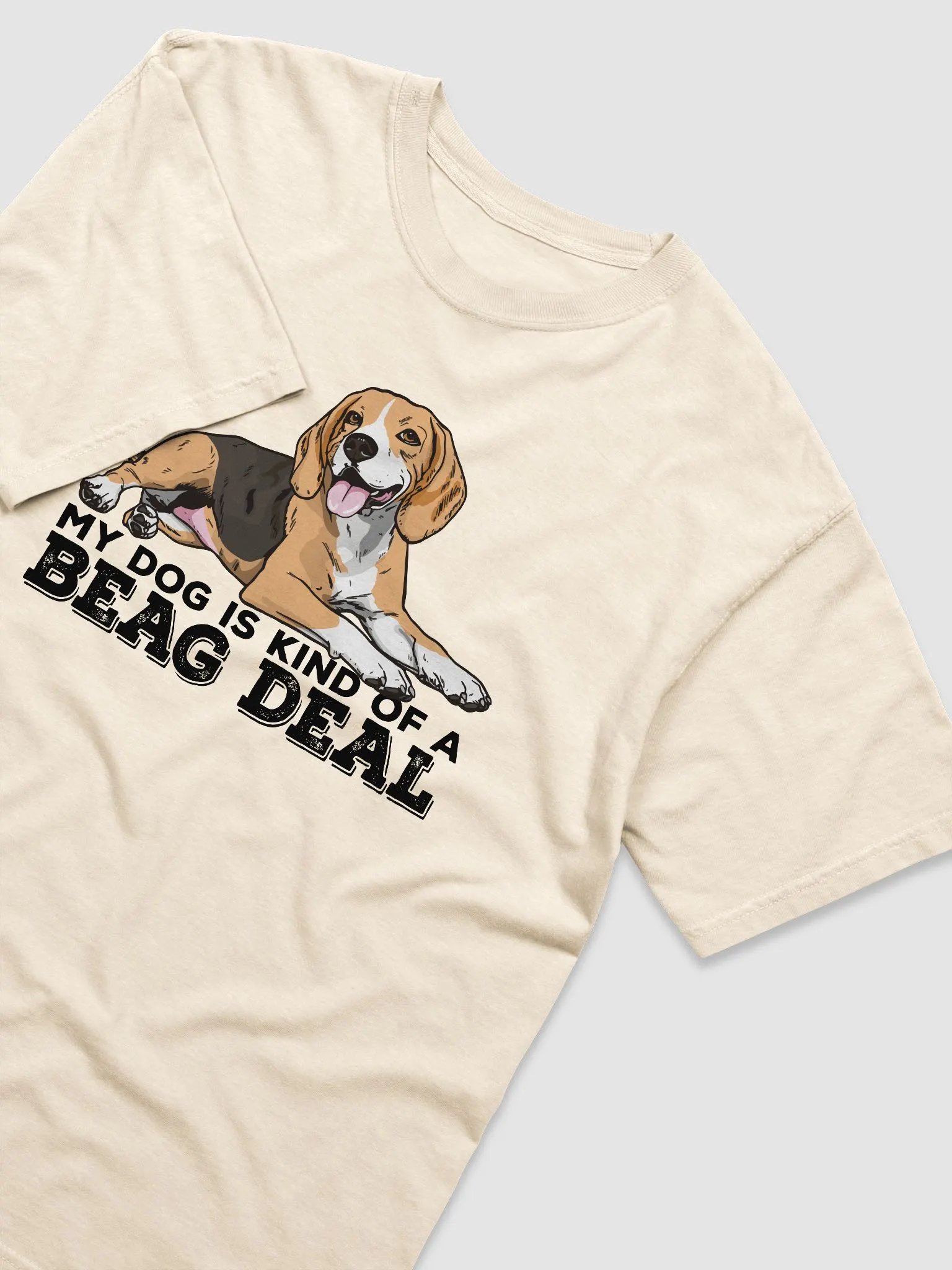 Beag Deal T-Shirt of a Beagle (Tricolor) | Funny T-Shirt for Beagle Paw-rents product image (6)