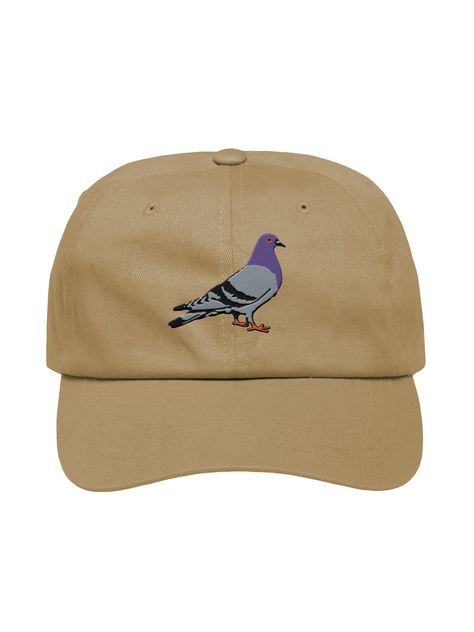 Purple Rock Pigeon Embroidered Dad Hat product image (41)