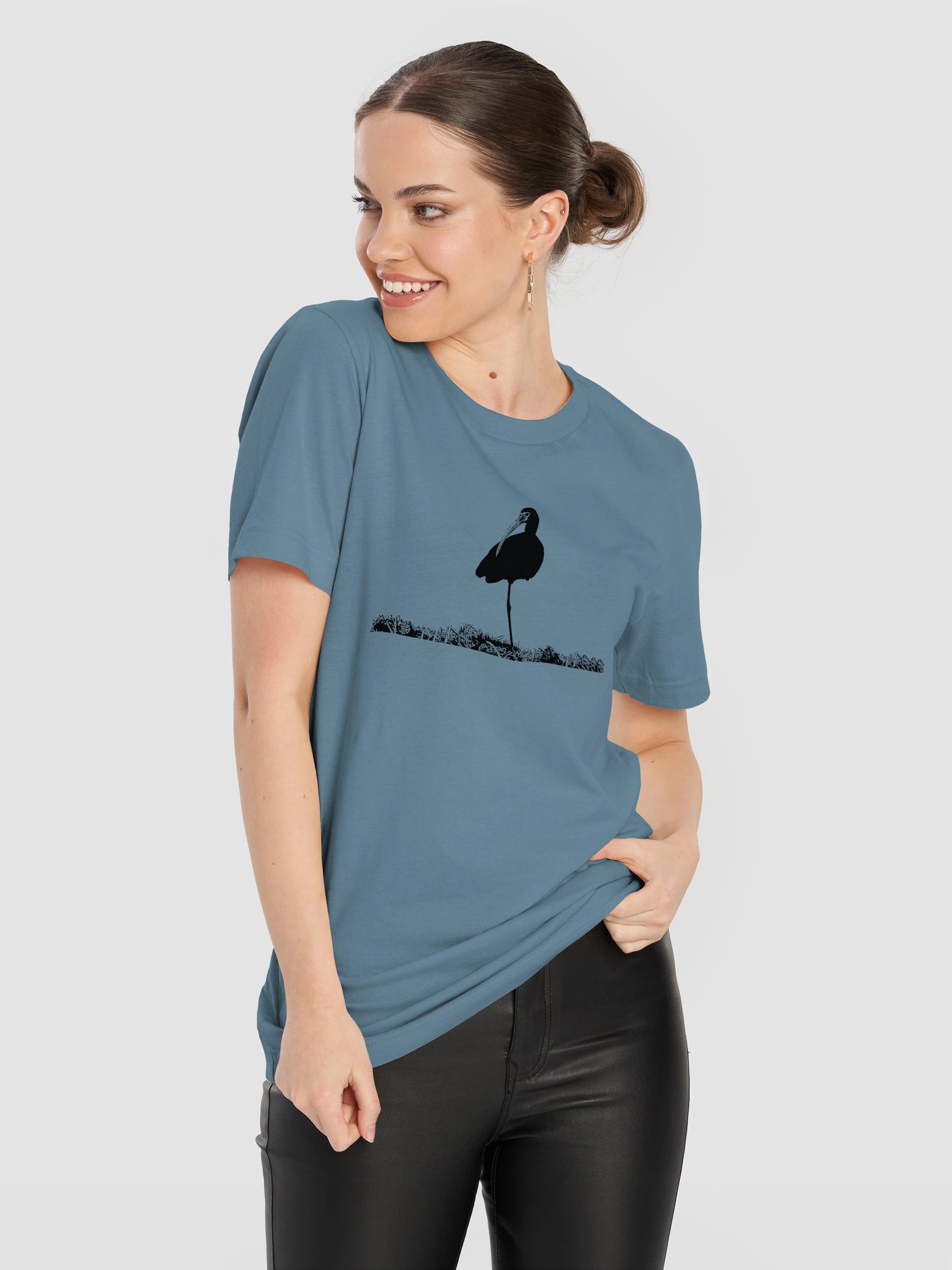 White-faced Ibis Unisex T-shirt product image (11)