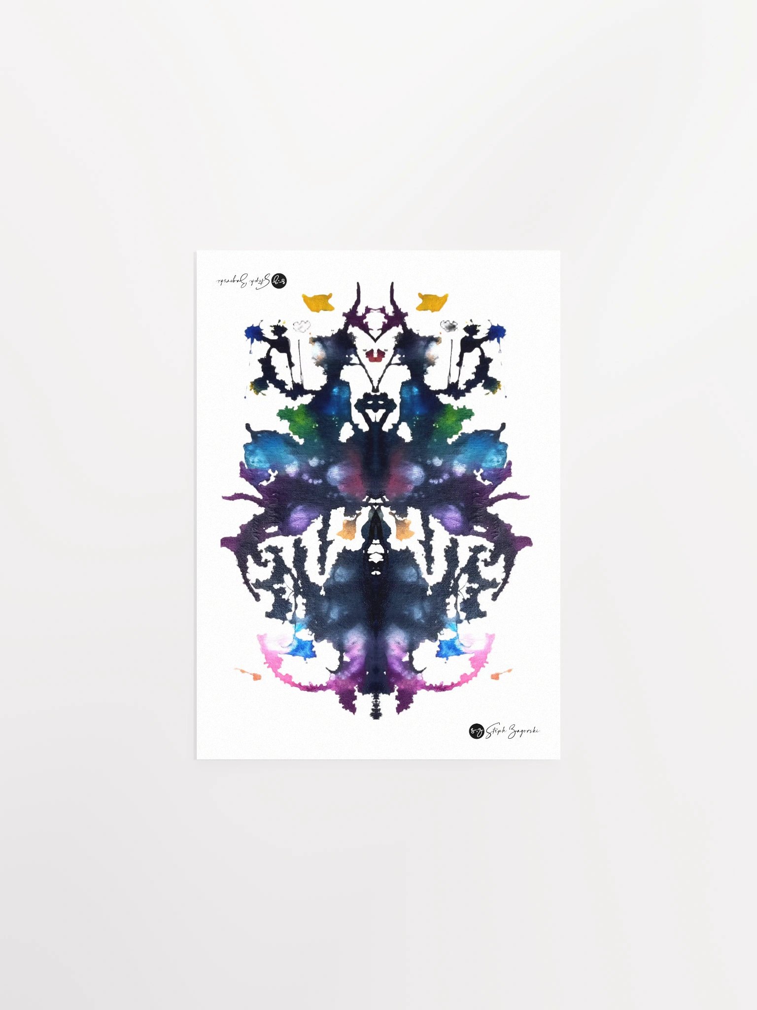 WANDER WONDERLAND | Acid 4 Squares | Inkblot Print product image (1)