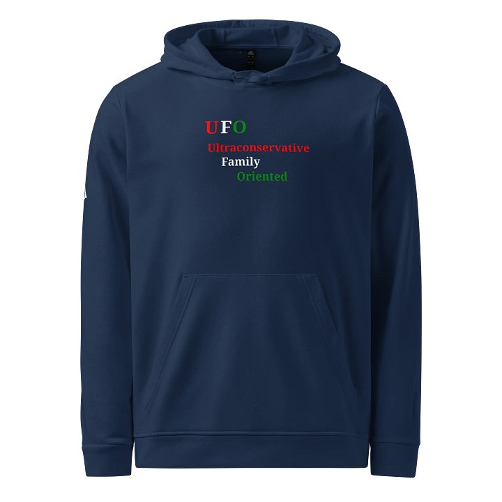 UFO Ultraconservative Family Oriented Fleece Hoodie product image (1)