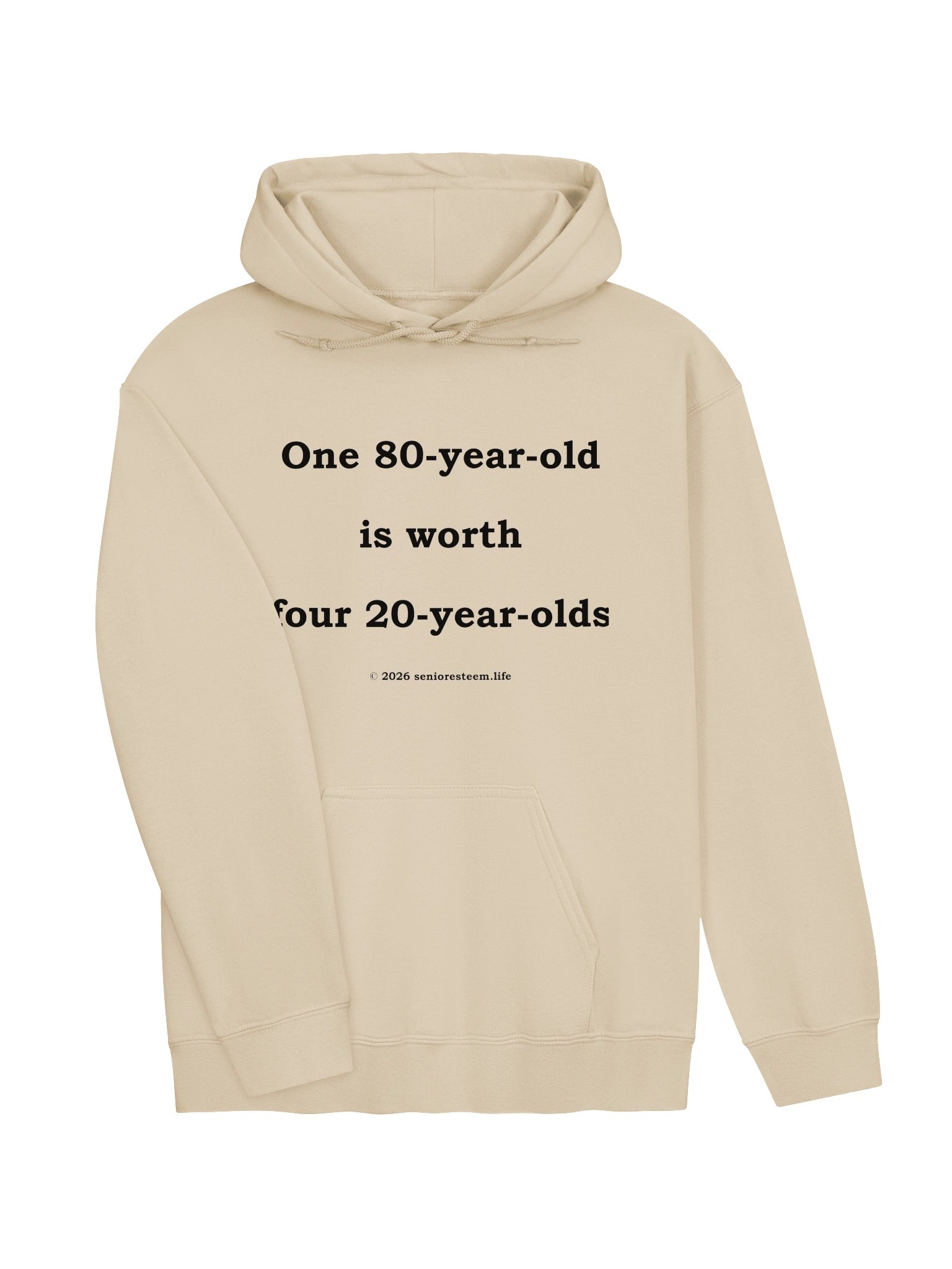 One 80 Year Old Worth Four Light Hoodie product image (3)