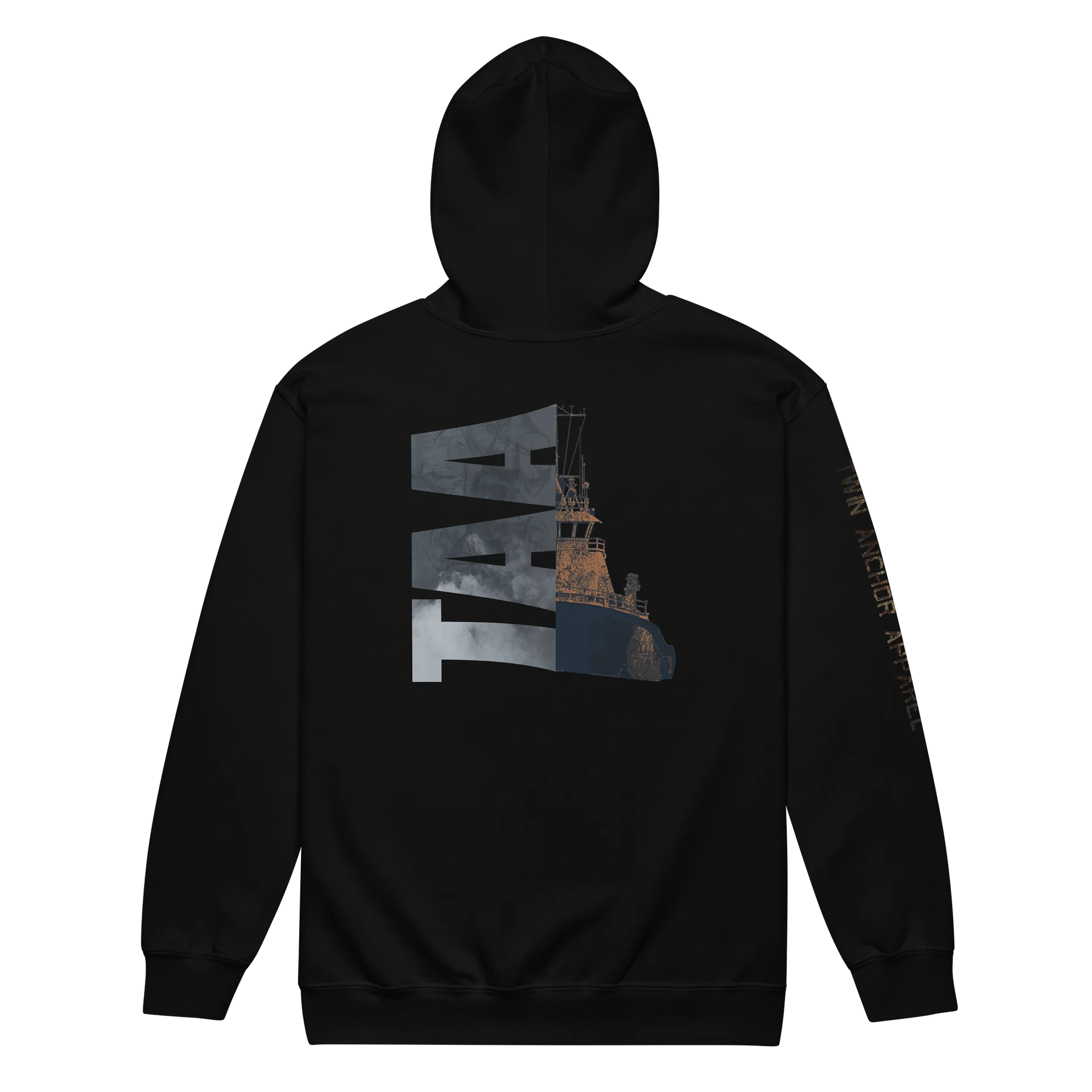 TAA & Foss tug – Maritime Heritage | Twin Anchor Apparel Fog Harbor Line product image (5)