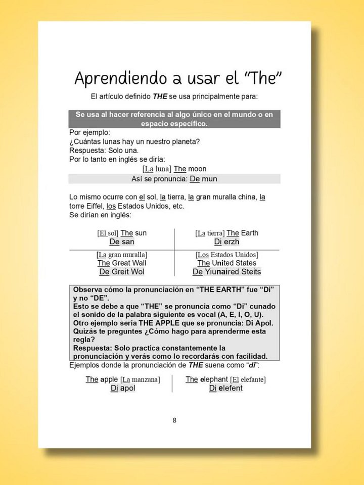 EDICIÓN 2023 Gramática nivel 1 - Aprende Inglés con Pronunciación en Español - para latinos / hispanos - KNinglés product image (2)