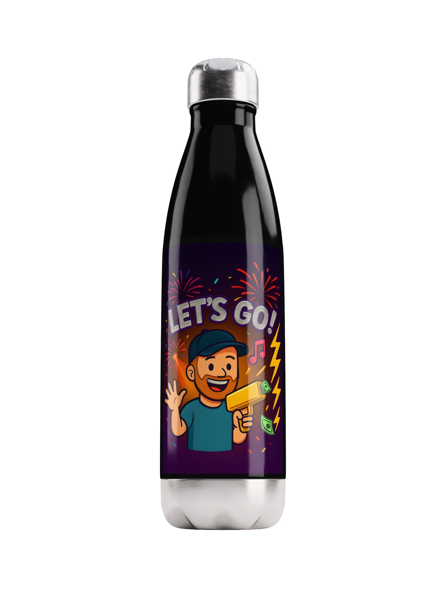Cash Splash Stainless Steel Water Bottle product image (1)