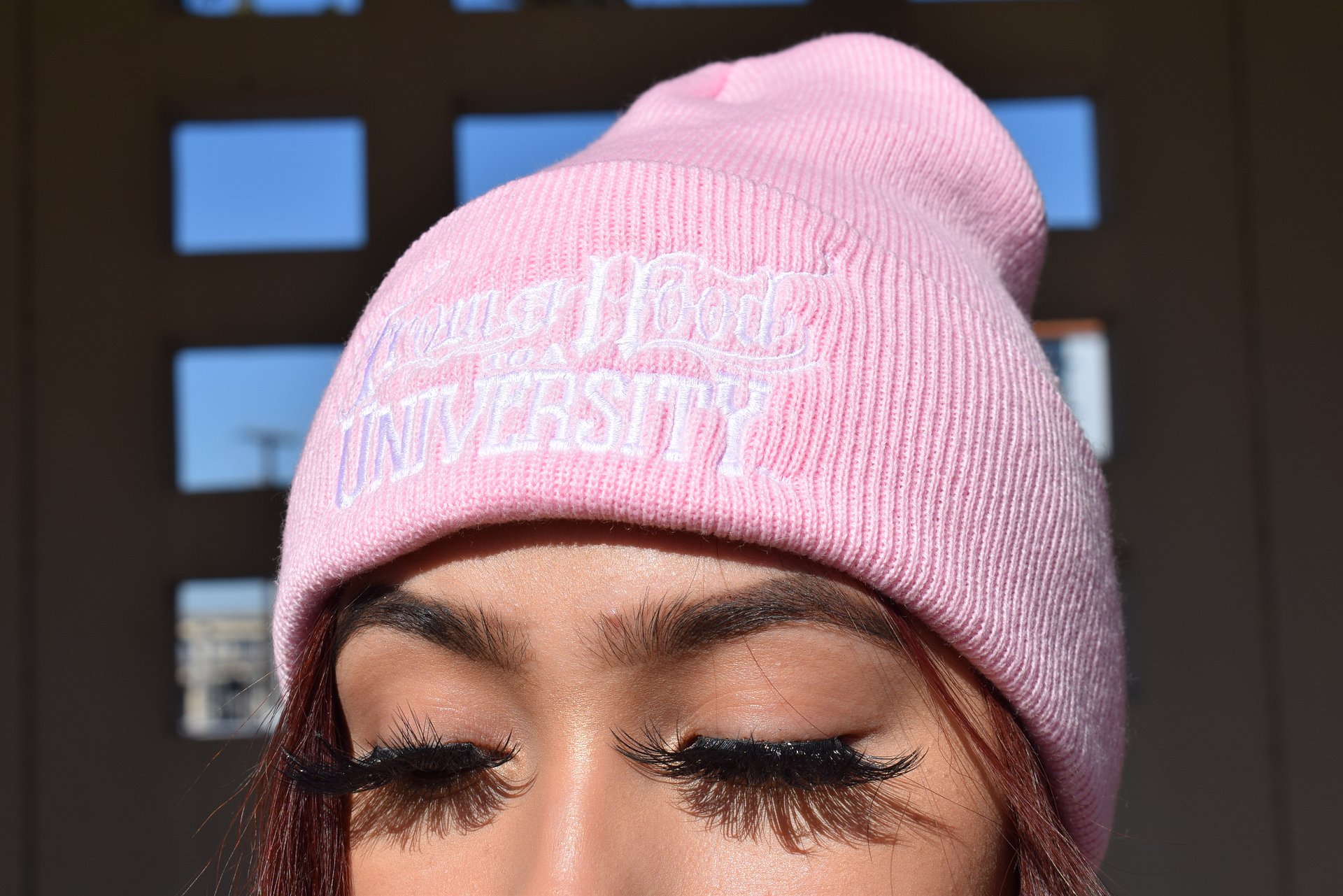 Hood to a University Beanie/Skully (Embroidered) product image (2)