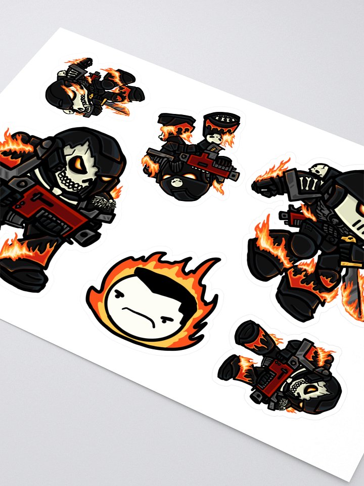 Hot Space Soldier Sticker Sheet 2 product image (2)