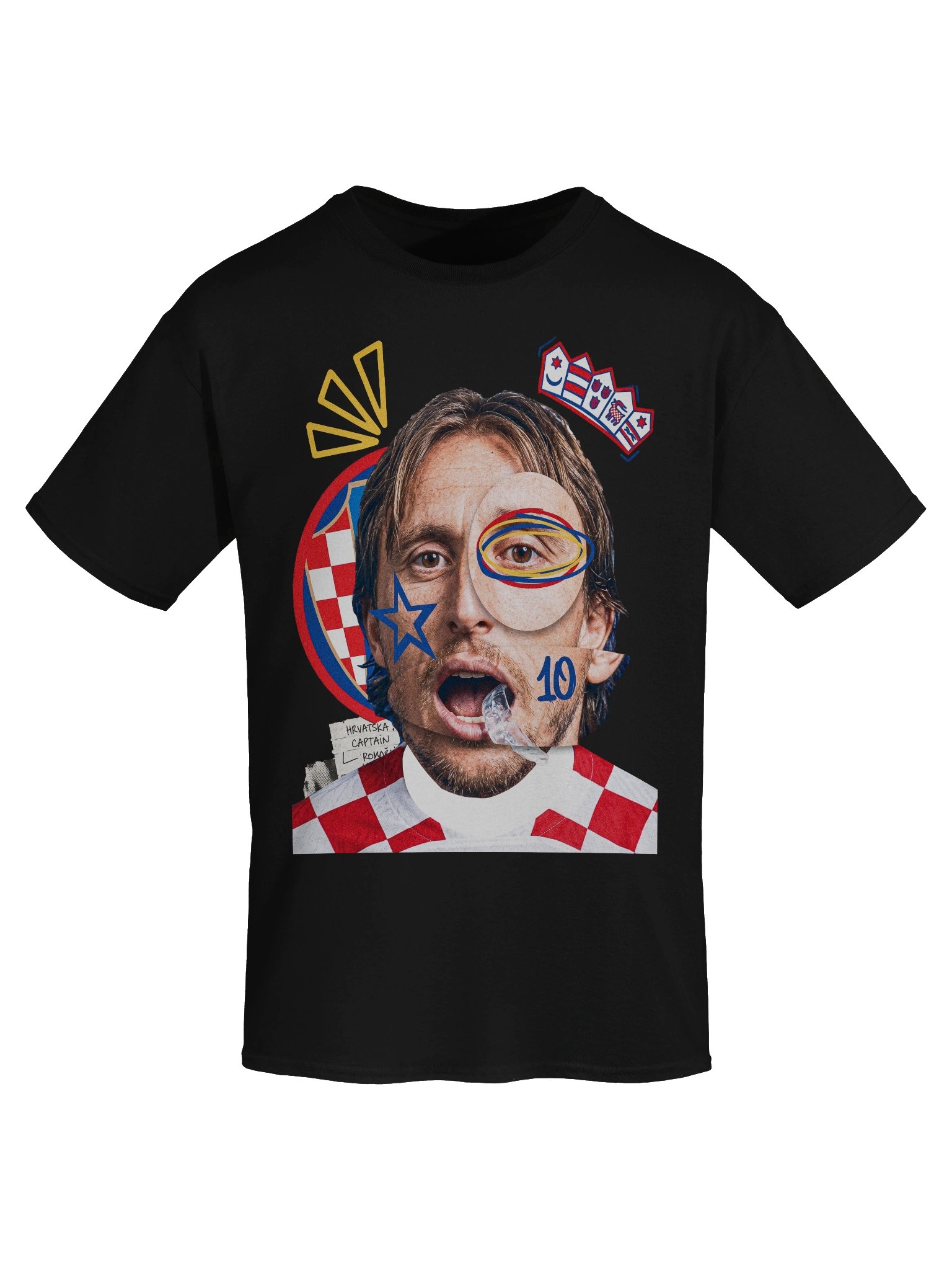 Croatia "Modric" Football Icon T-Shirt product image (5)
