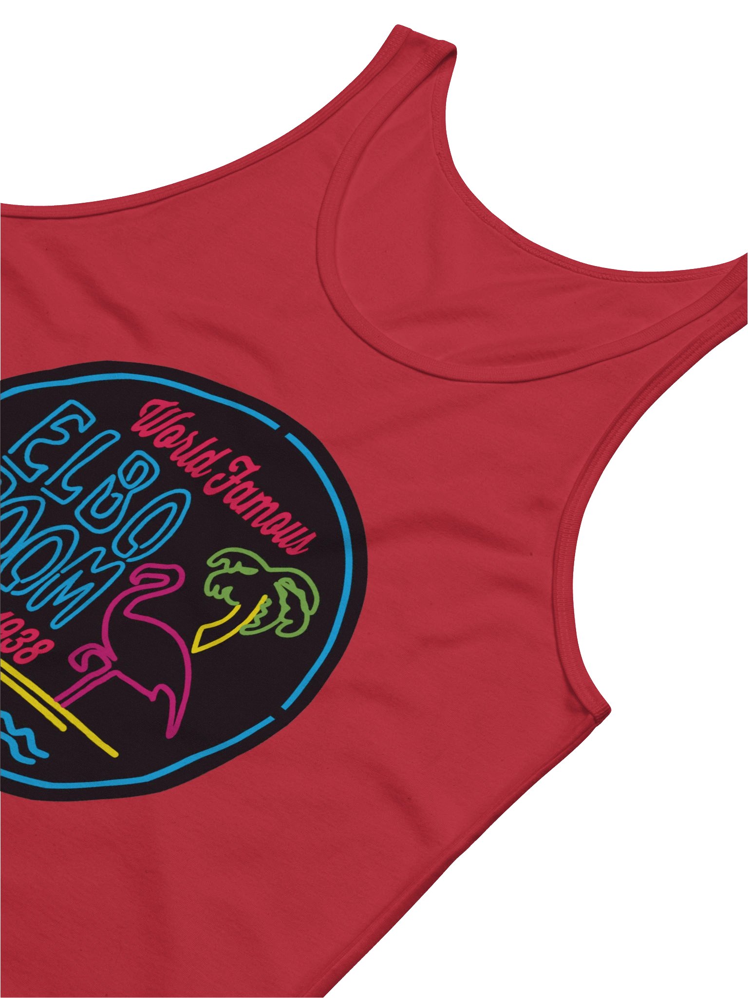 Elbo Room World Famous Neon Flamingo Tank Top product image (18)
