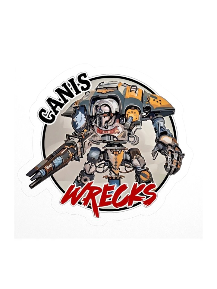 Canis Wrecks Sticker product image (3)