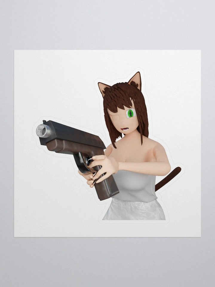 Catgirl with a gun product image (1)